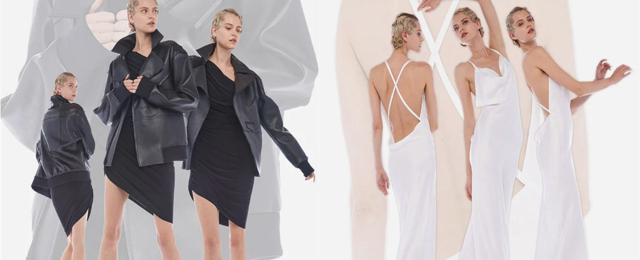 Norma Kamali is known for timeless silhouettes and modern glamour. Blending innovation with effortless elegance, the brand redefines contemporary dressing through sculptural shapes, fluid fabrics, and confident femininity.