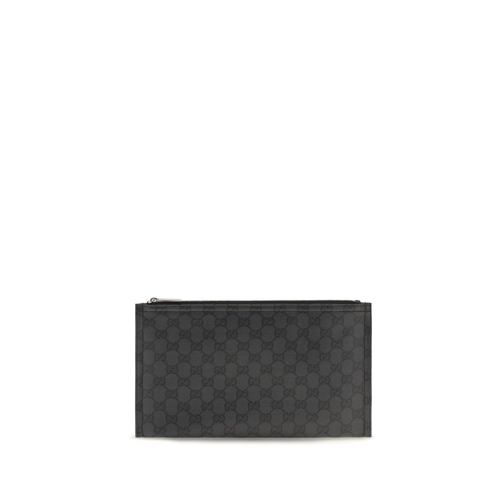 Black Fabric Shoulder Bag