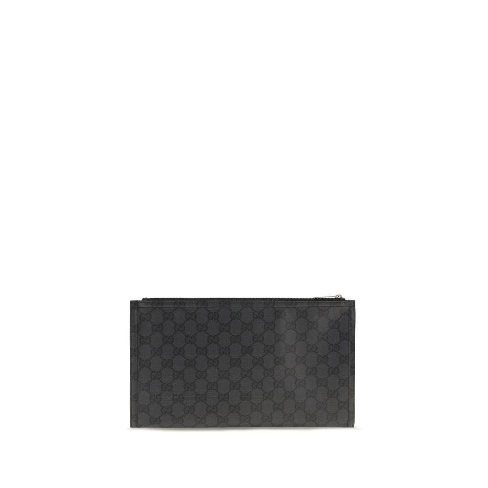 Black Fabric Shoulder Bag
