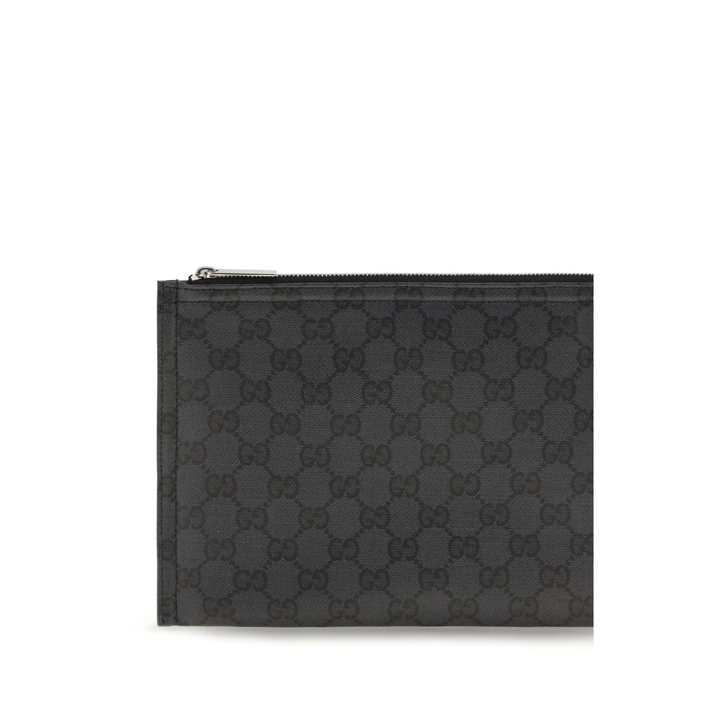 Black Fabric Shoulder Bag