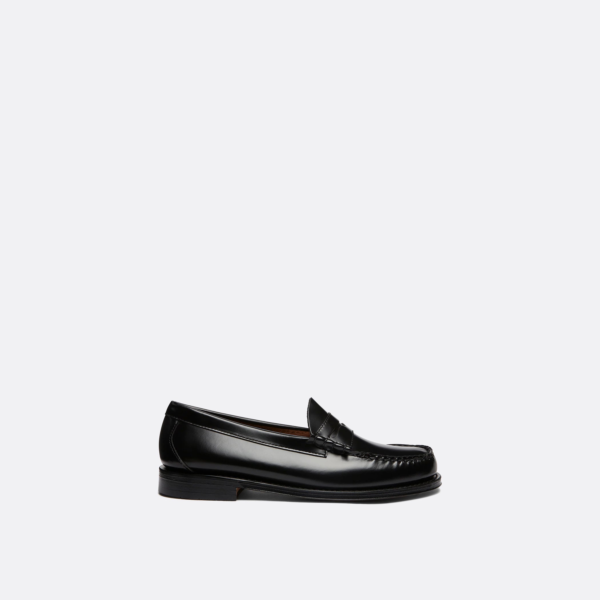 G.H Bass Weejuns Larson Penny Loafers in Black Leather