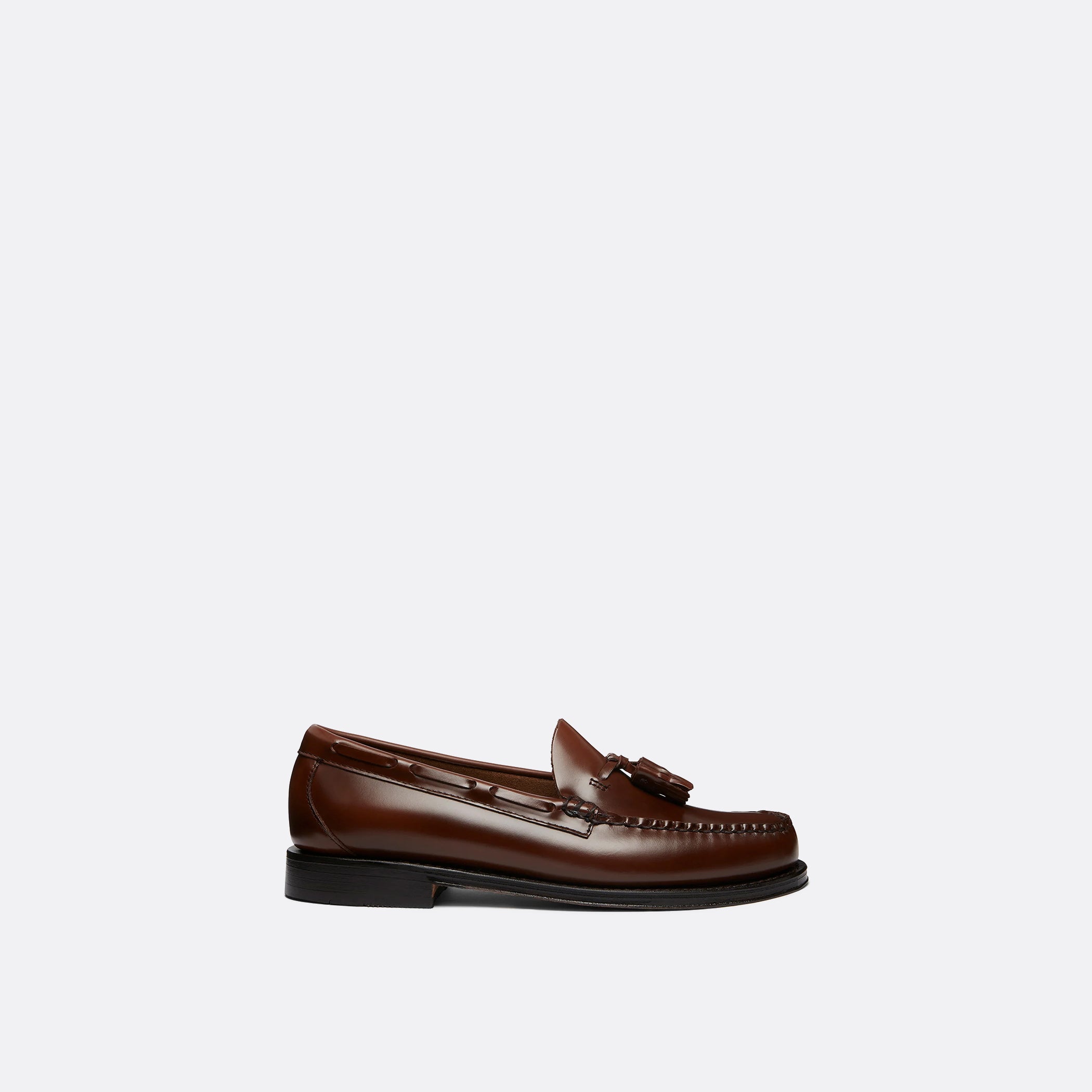 G.H Bass Weejuns Larkin Tassel Loafers in Brown Leather