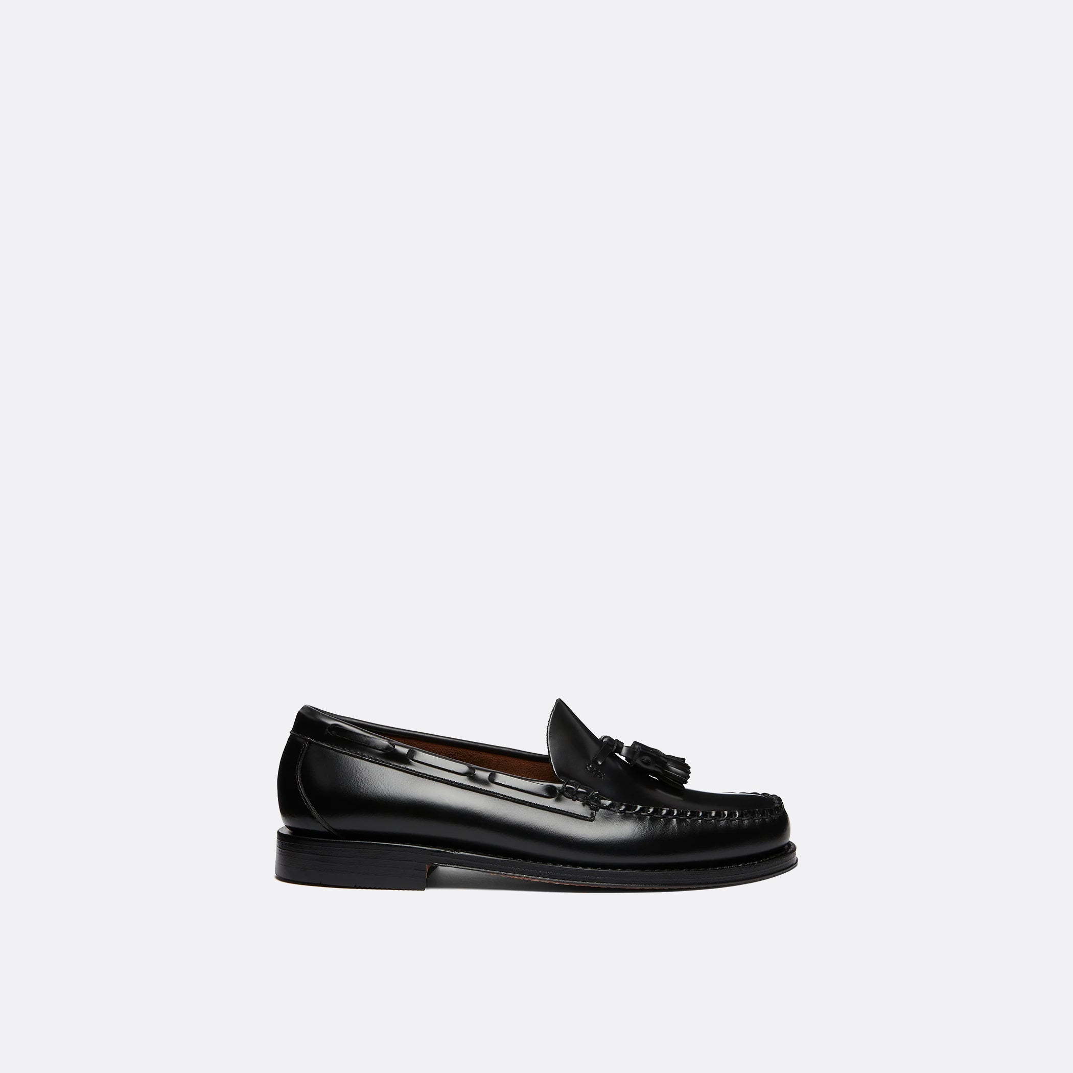 G.H Bass Weejuns Larkin Tassel Loafers in Black Leather