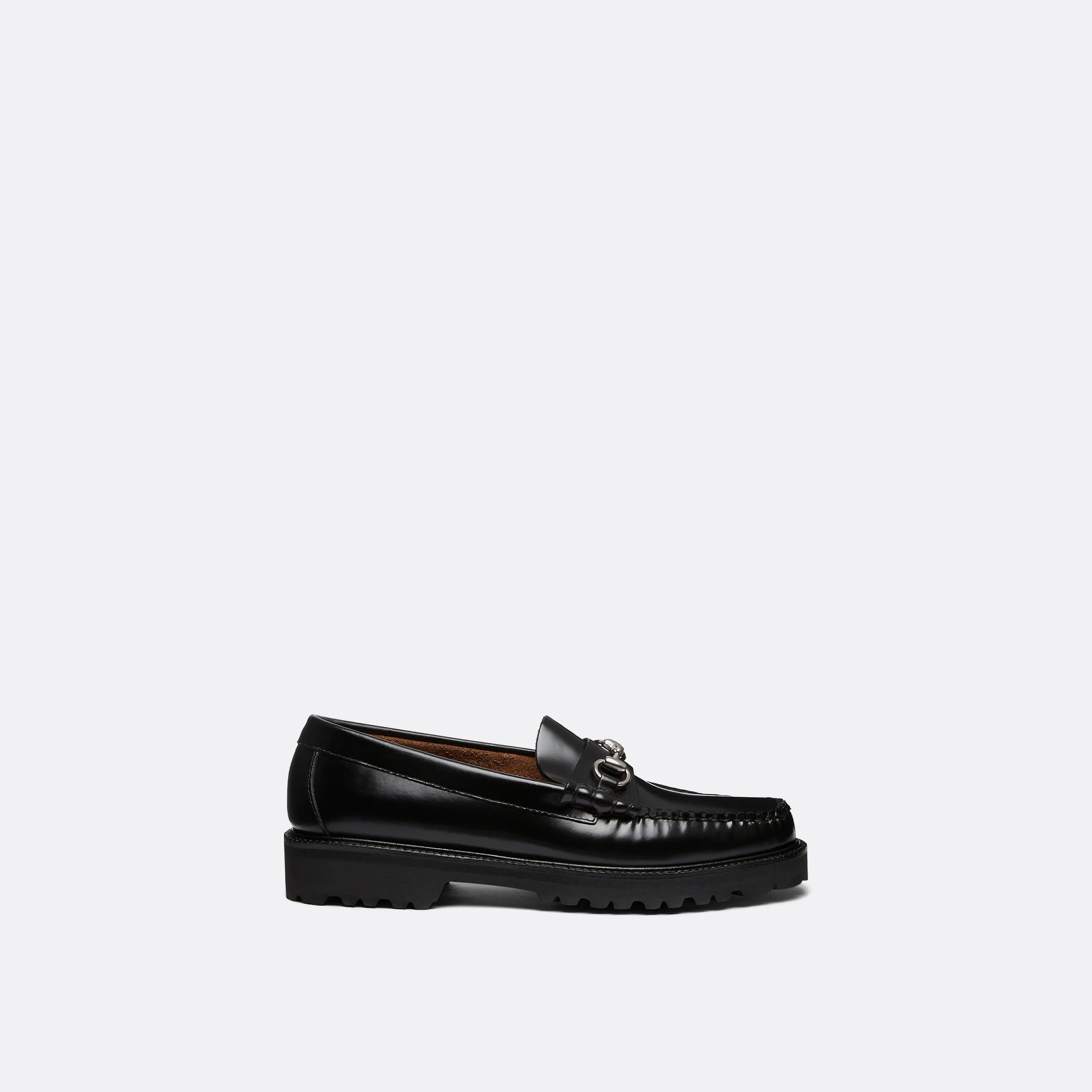 G.H Bass Weejuns Larson Penny Loafers in Black Leather