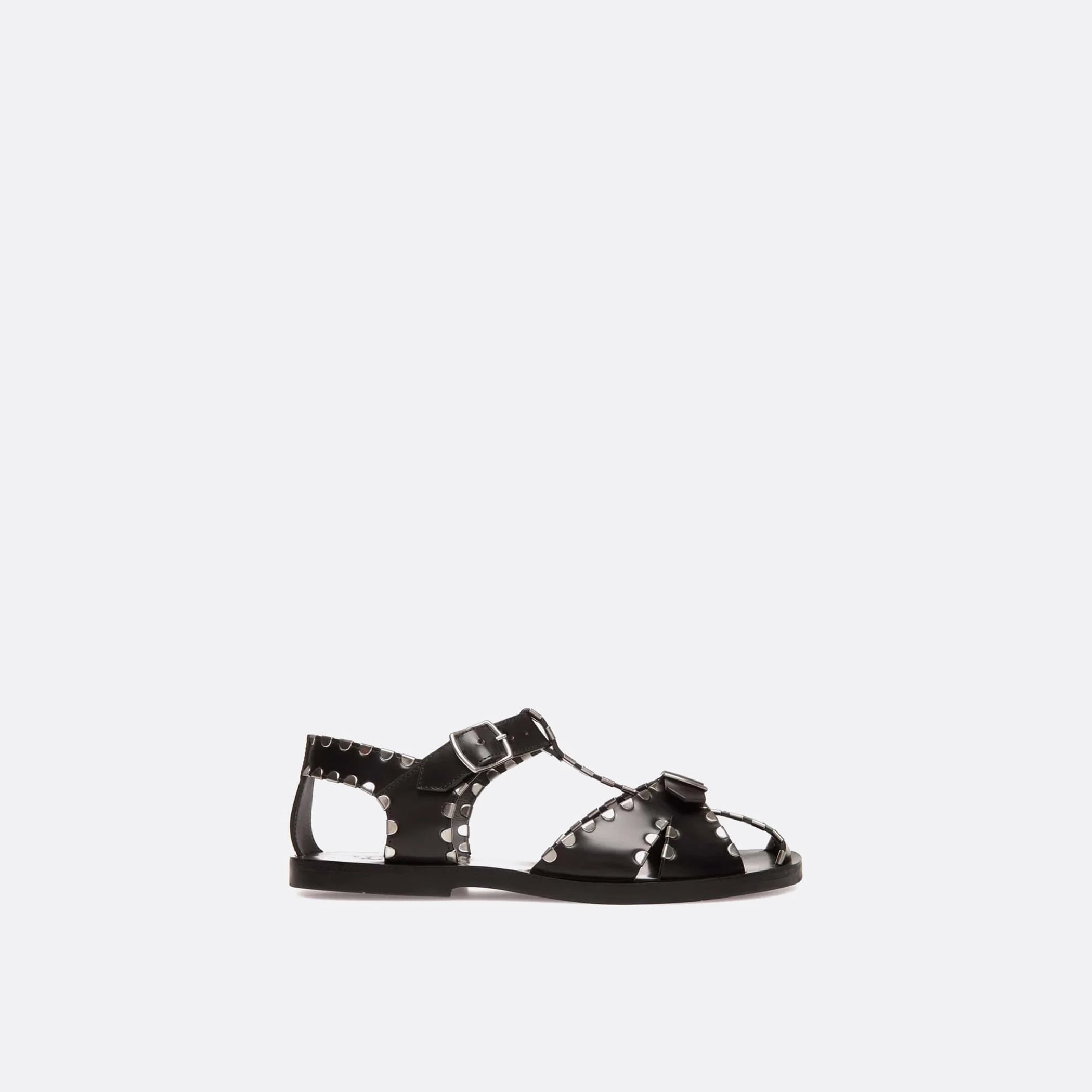 BALLY_WF0043_SalisFlatSandalinBlackLeather