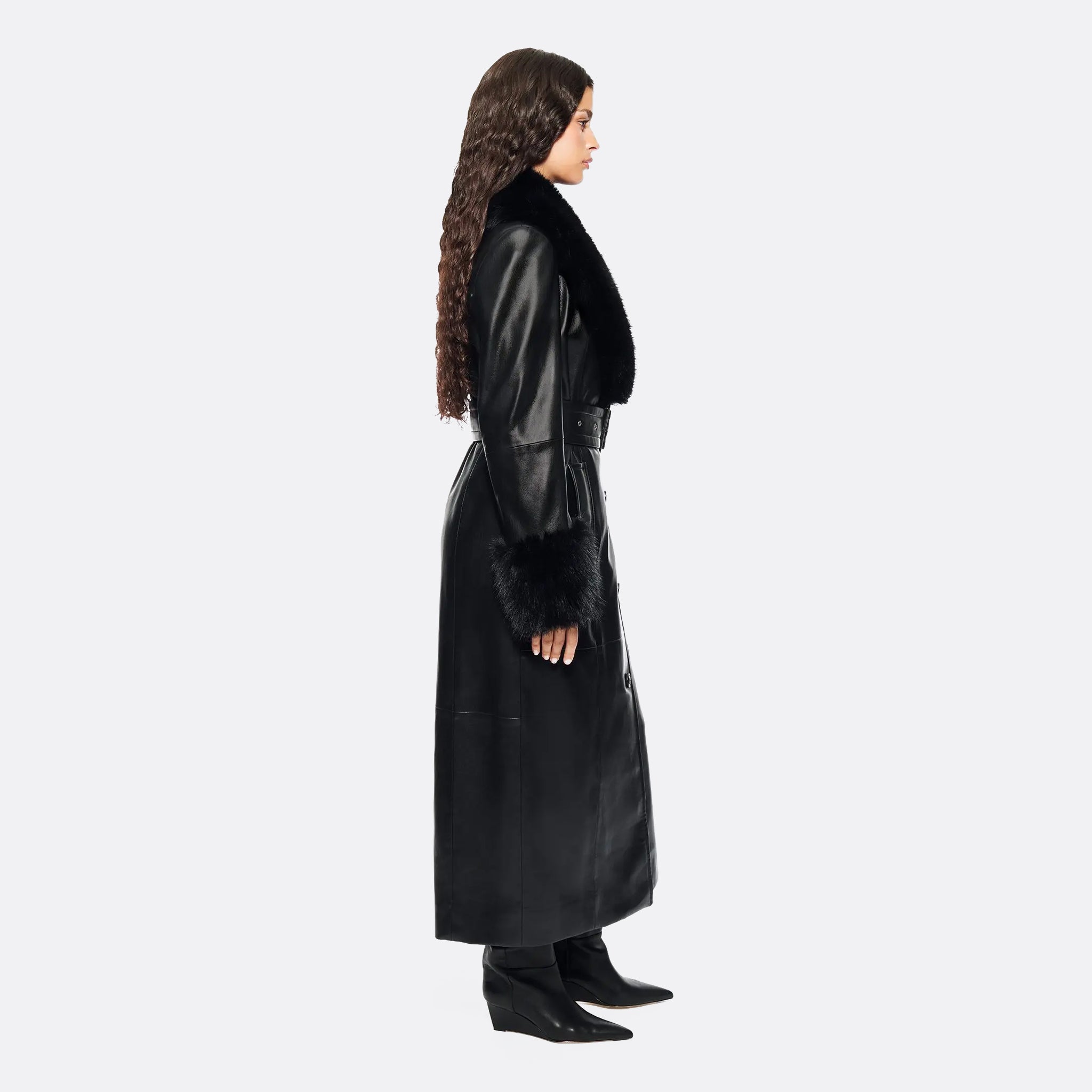  STAND STUDIO Estella Coat in Black