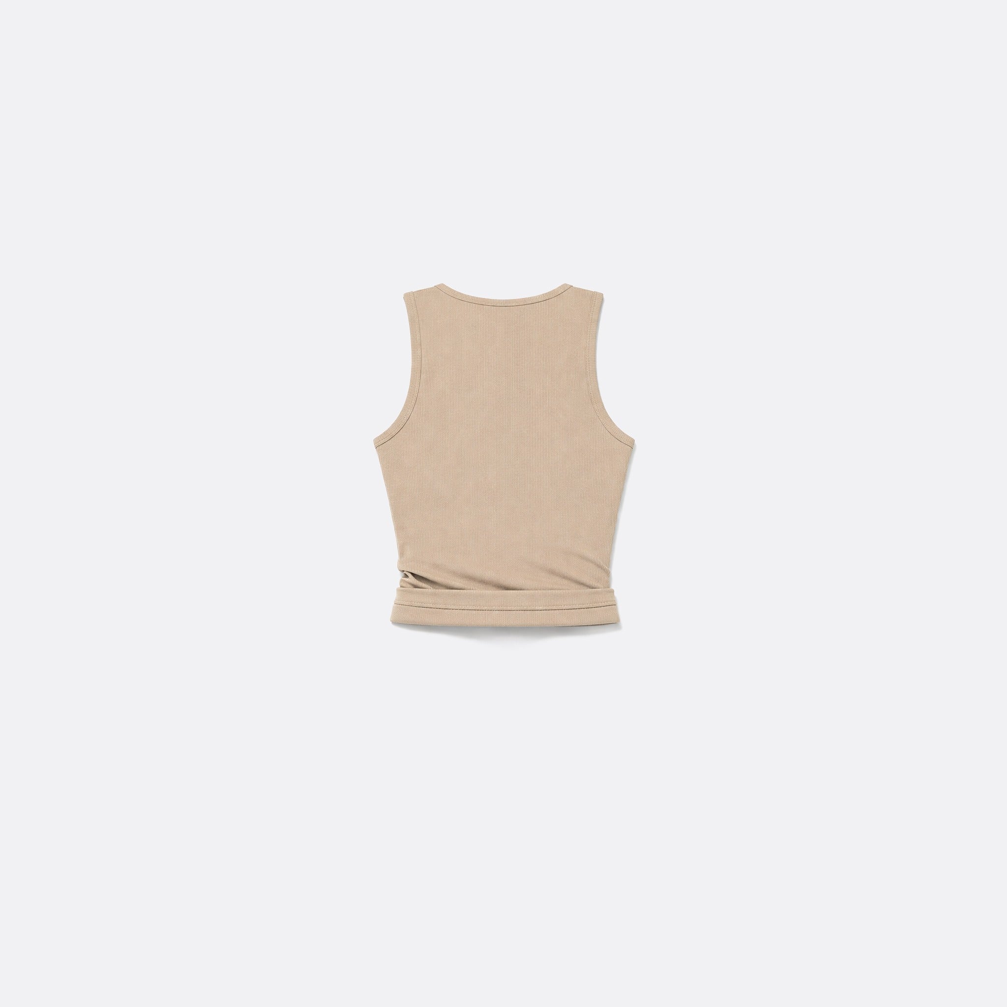 Tie-detail Tank Top by Diesel in Beige