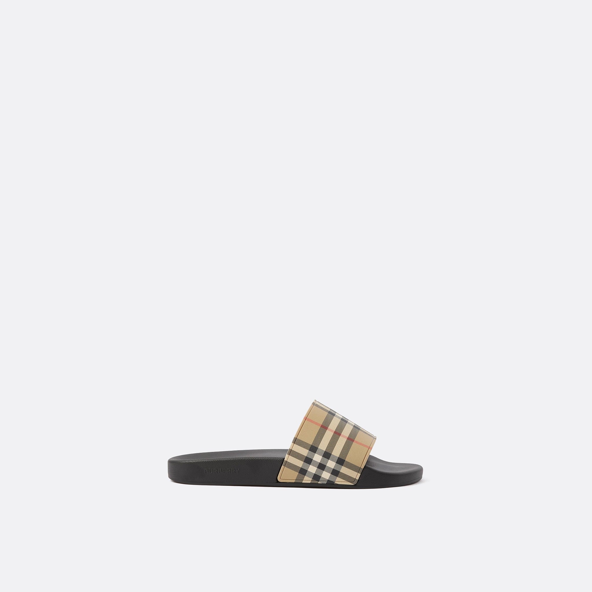 The Check Slides from Burberry