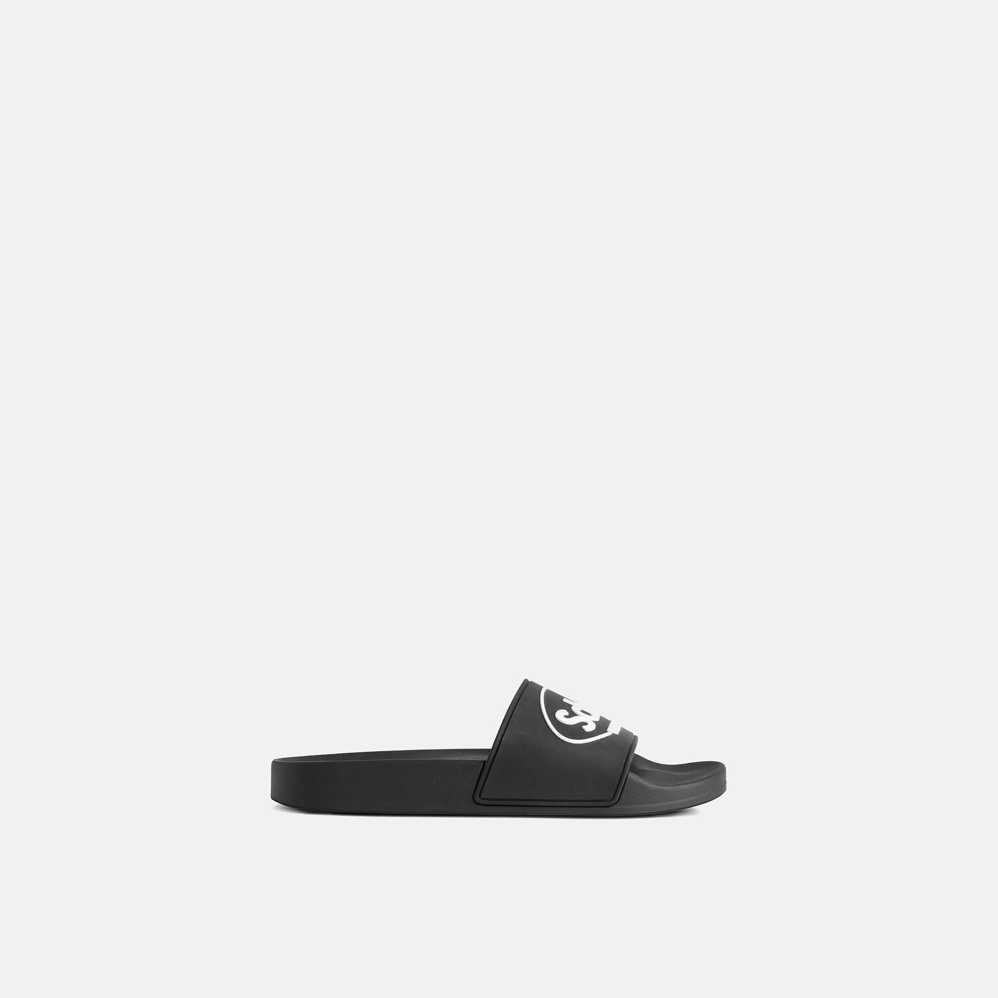 The Logo Rubber Sandals from the Balenciaga x Scholl