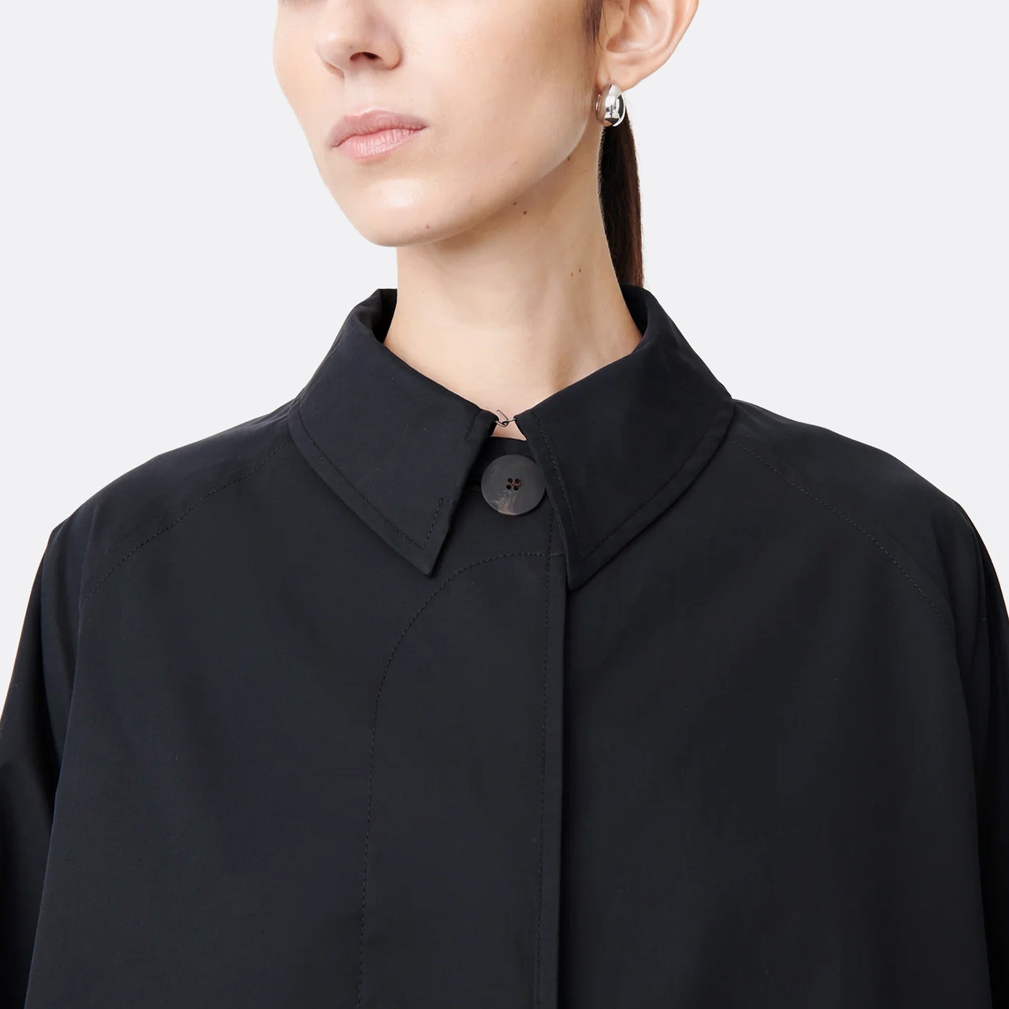 The Holin Technical Cotton Coat from Studio Nicholson in Navy