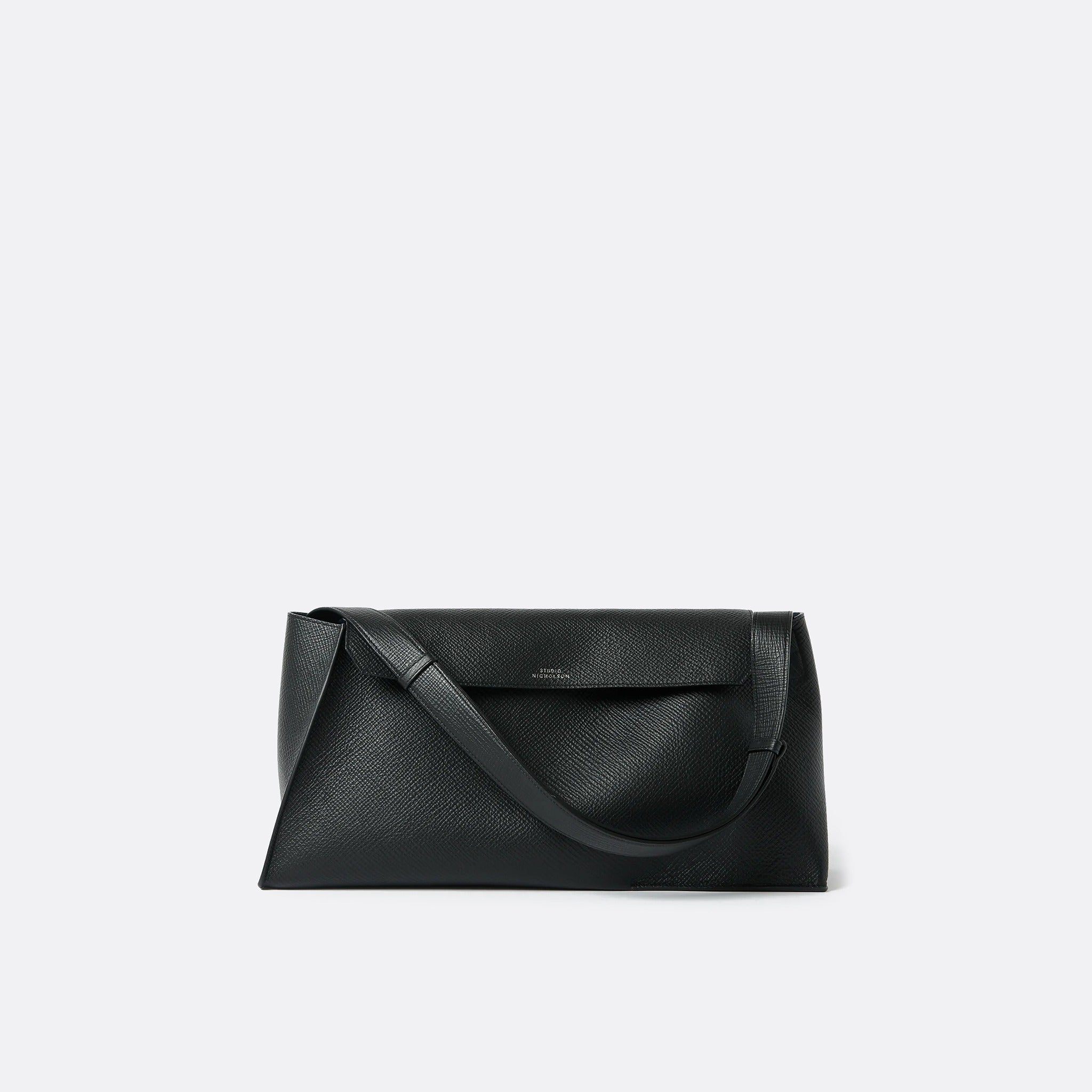 The Shiboru Leather Bag from Studio Nicholson in Black