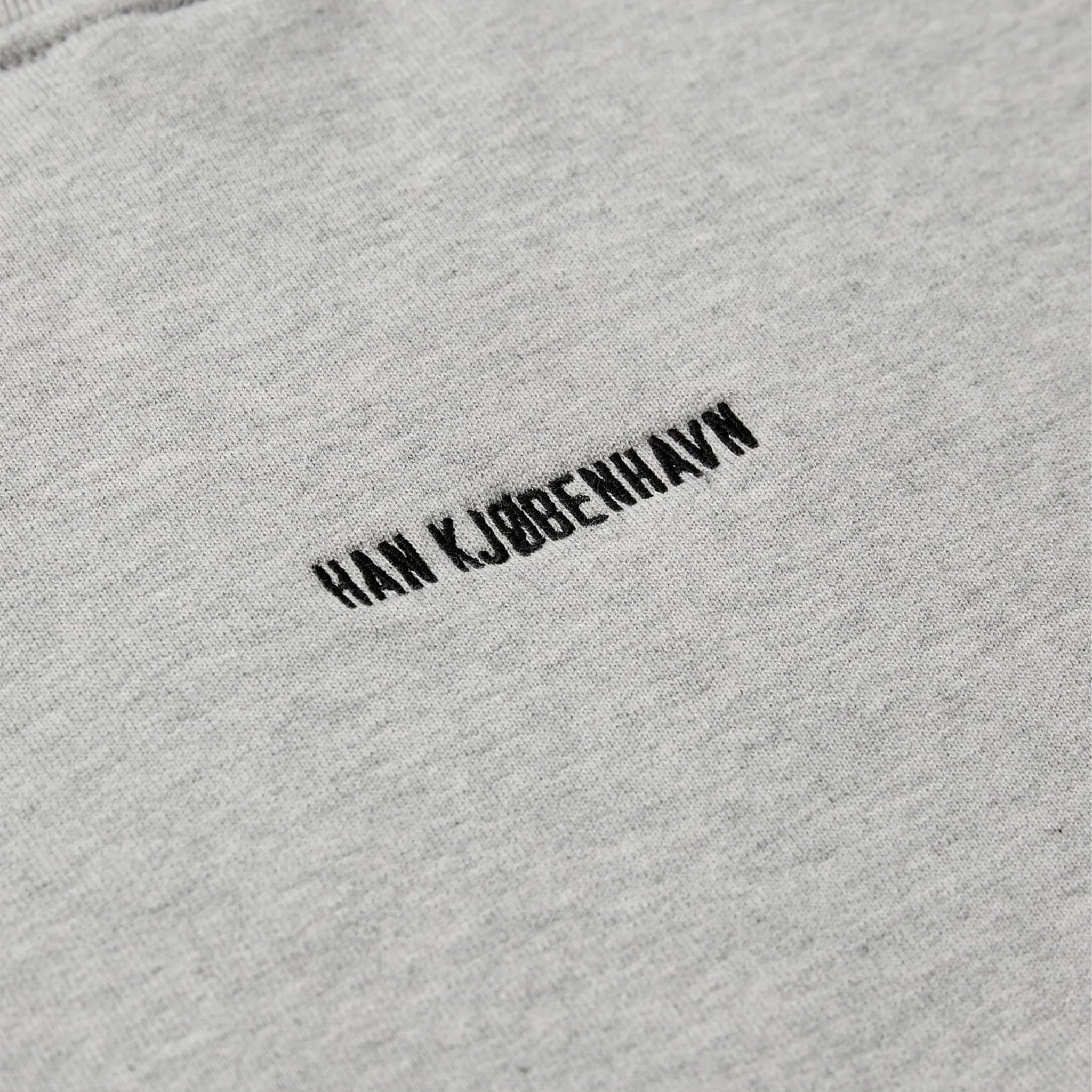 Han Kjøbenhavn Daily Oversized Crew Neck in Grey Melange