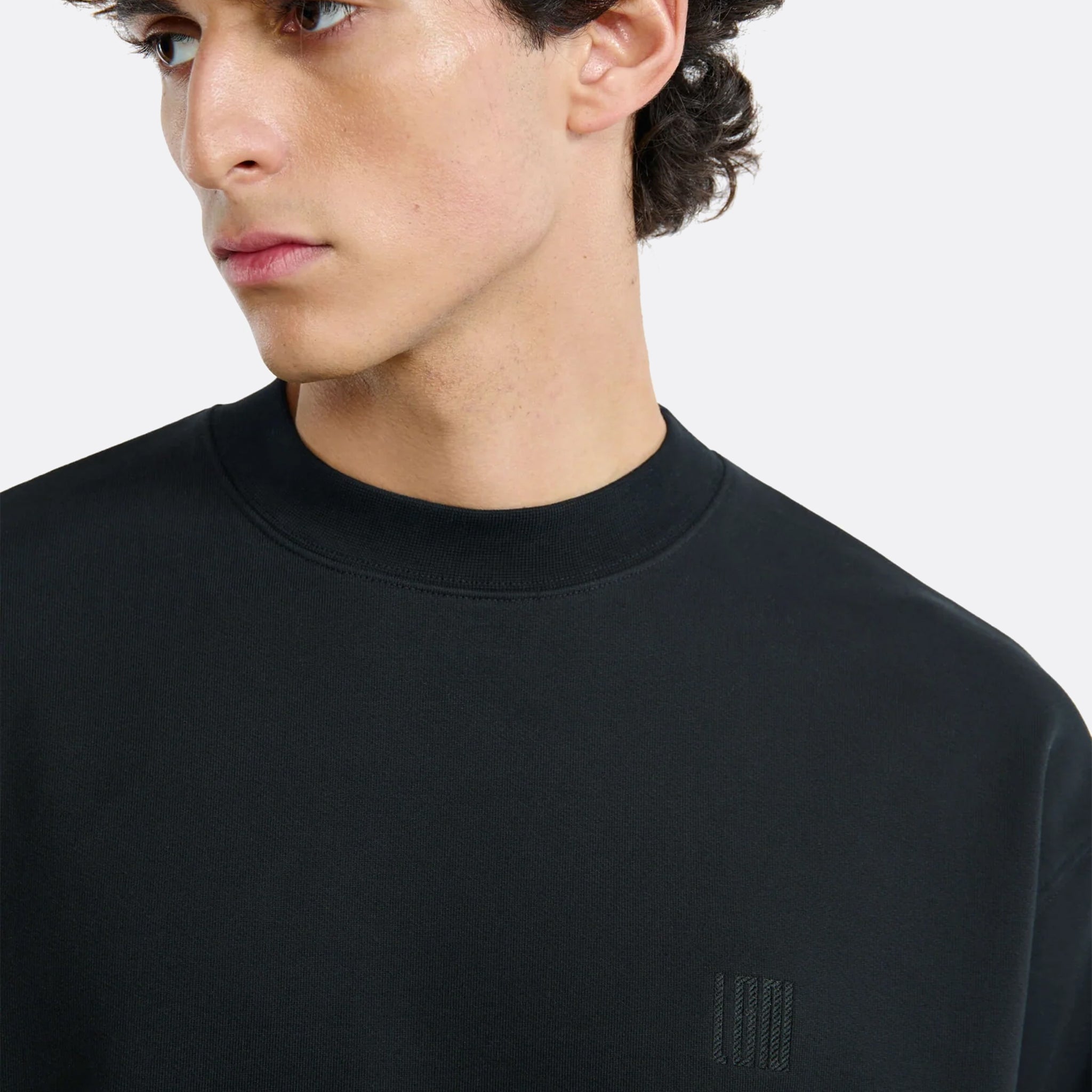 LGN Louis Gabriel Nouchi Logo Sweatshirt in Black