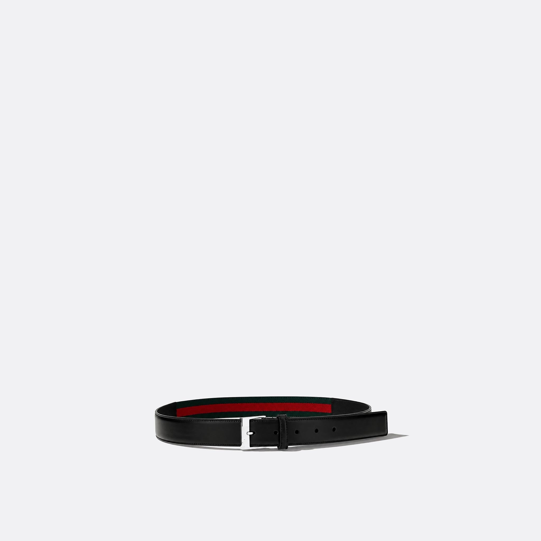 Belt with Squared Buckle from Gucci