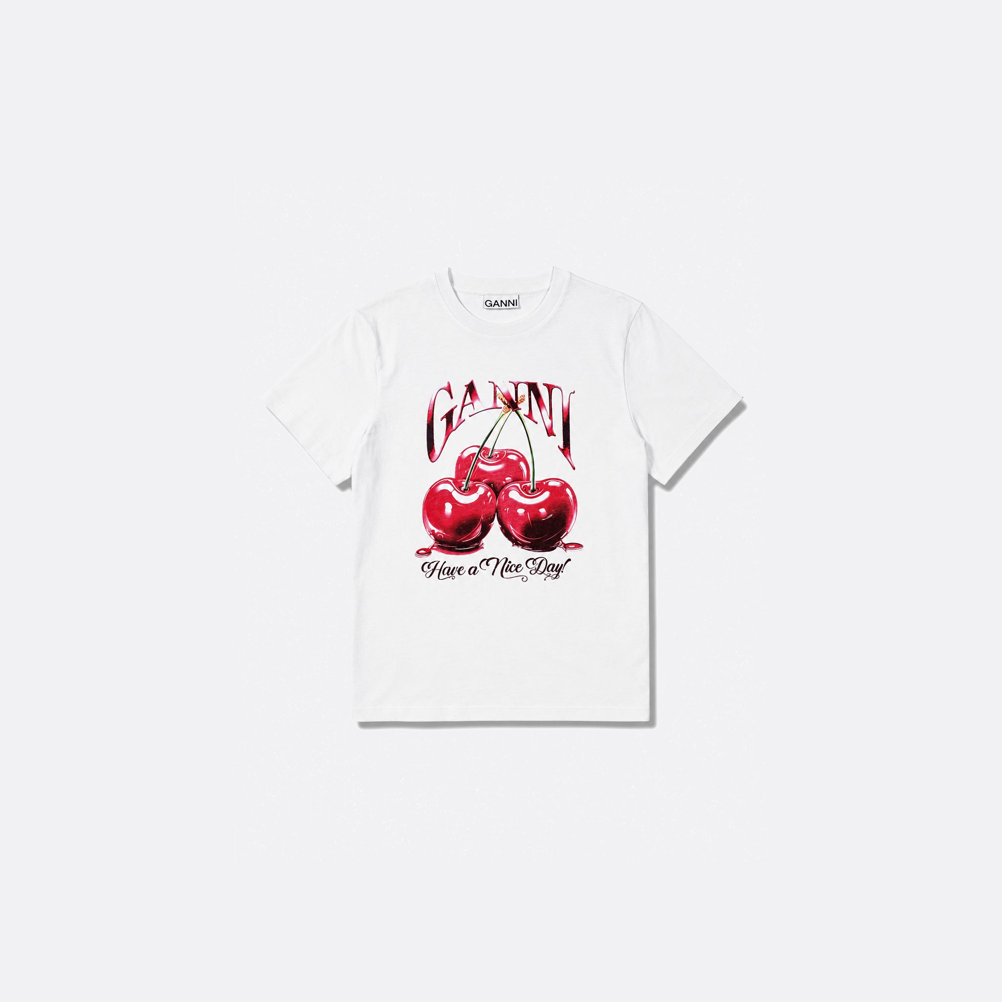  Cherry Relaxed T-Shirt from GANNI 