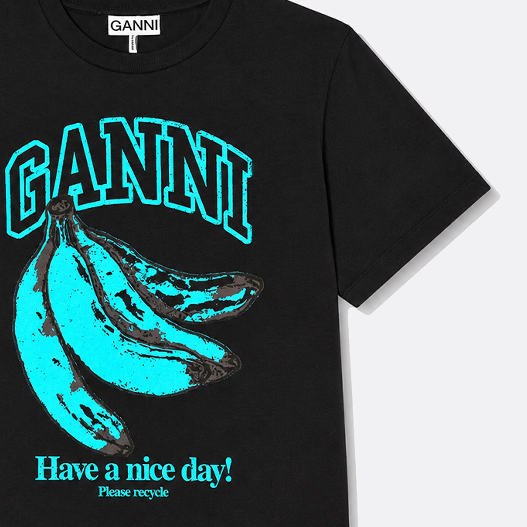Banana Cotton T-Shirt from GANNI