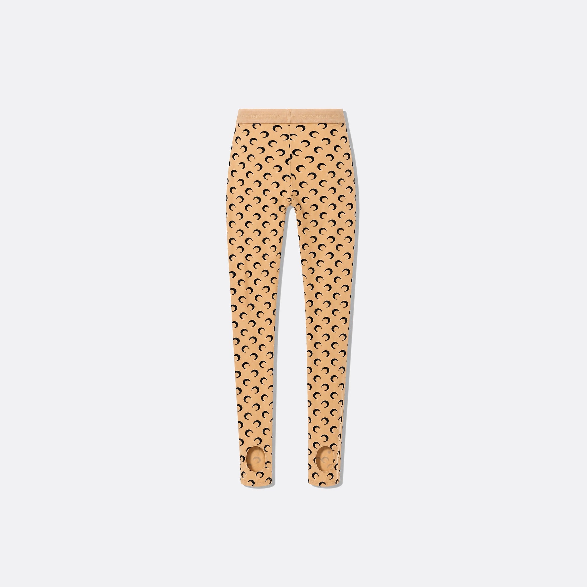 Recycled Moon Jersey Stirrup Leggings from Marine Serre