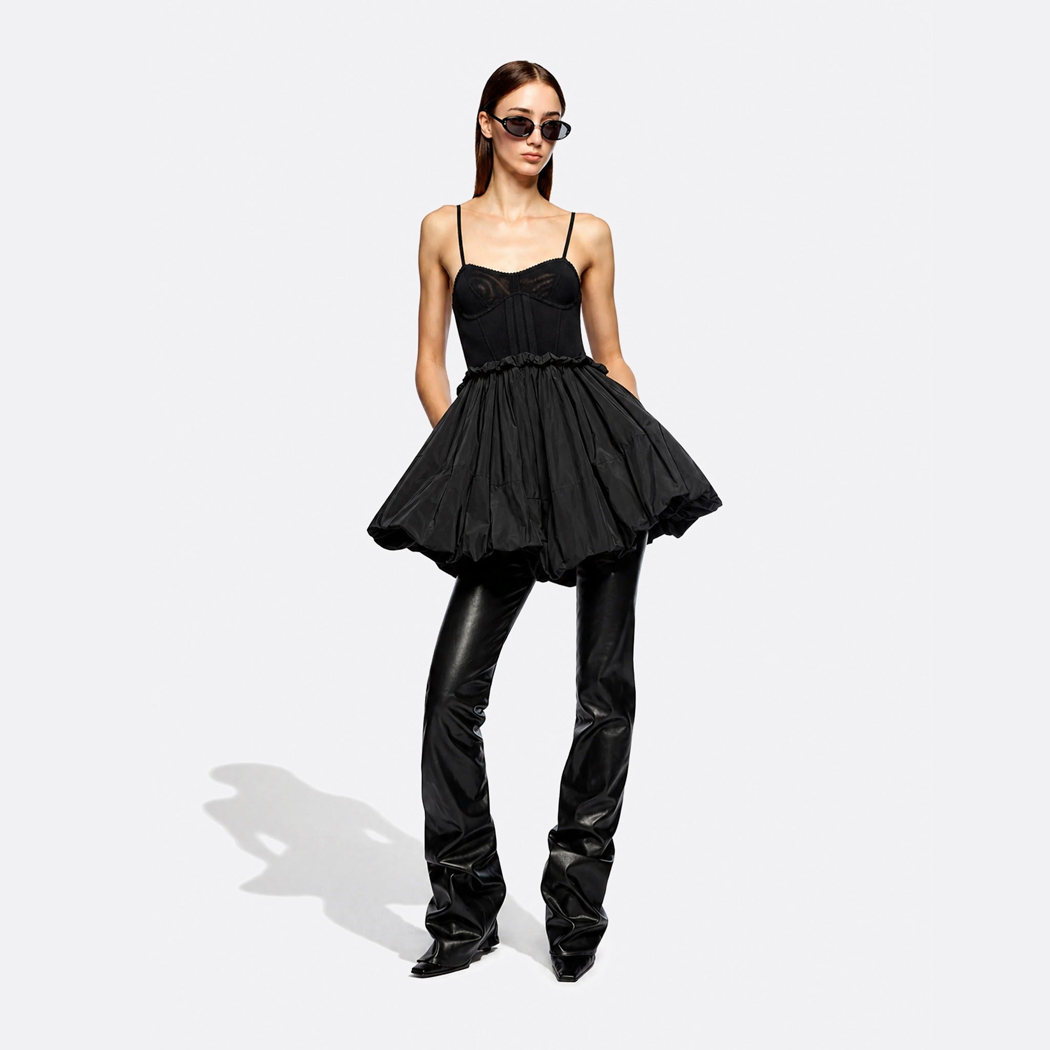 Bustier Taffeta Mini Dress from The Attico