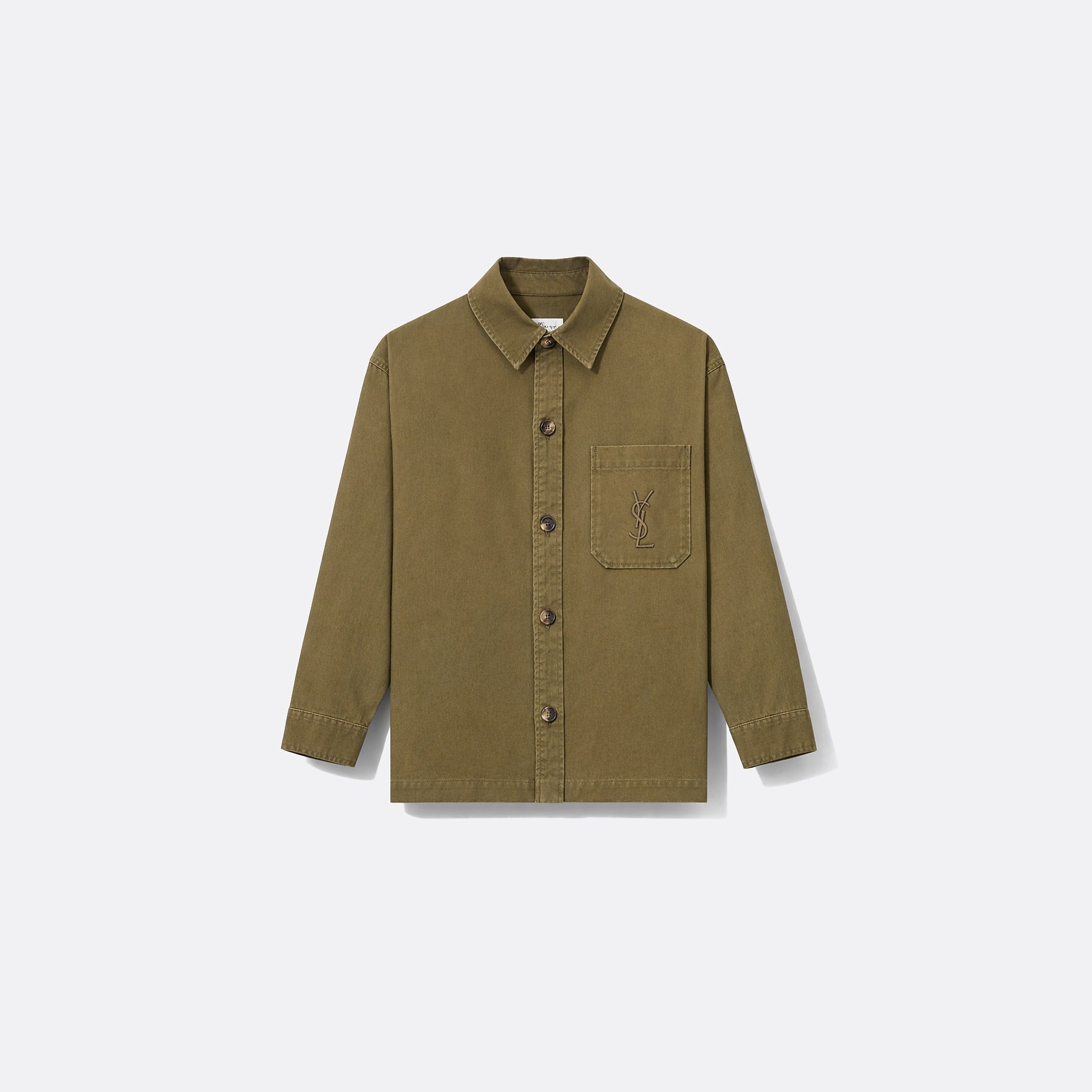 The CASSANDRE Overshirt from Saint Laurent in Khaki