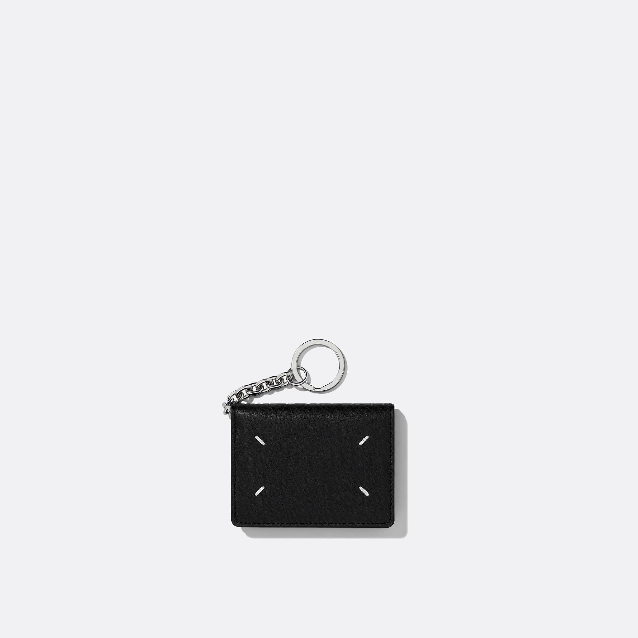 Four Stitch Card Holder with Keyring from Maison Margiela