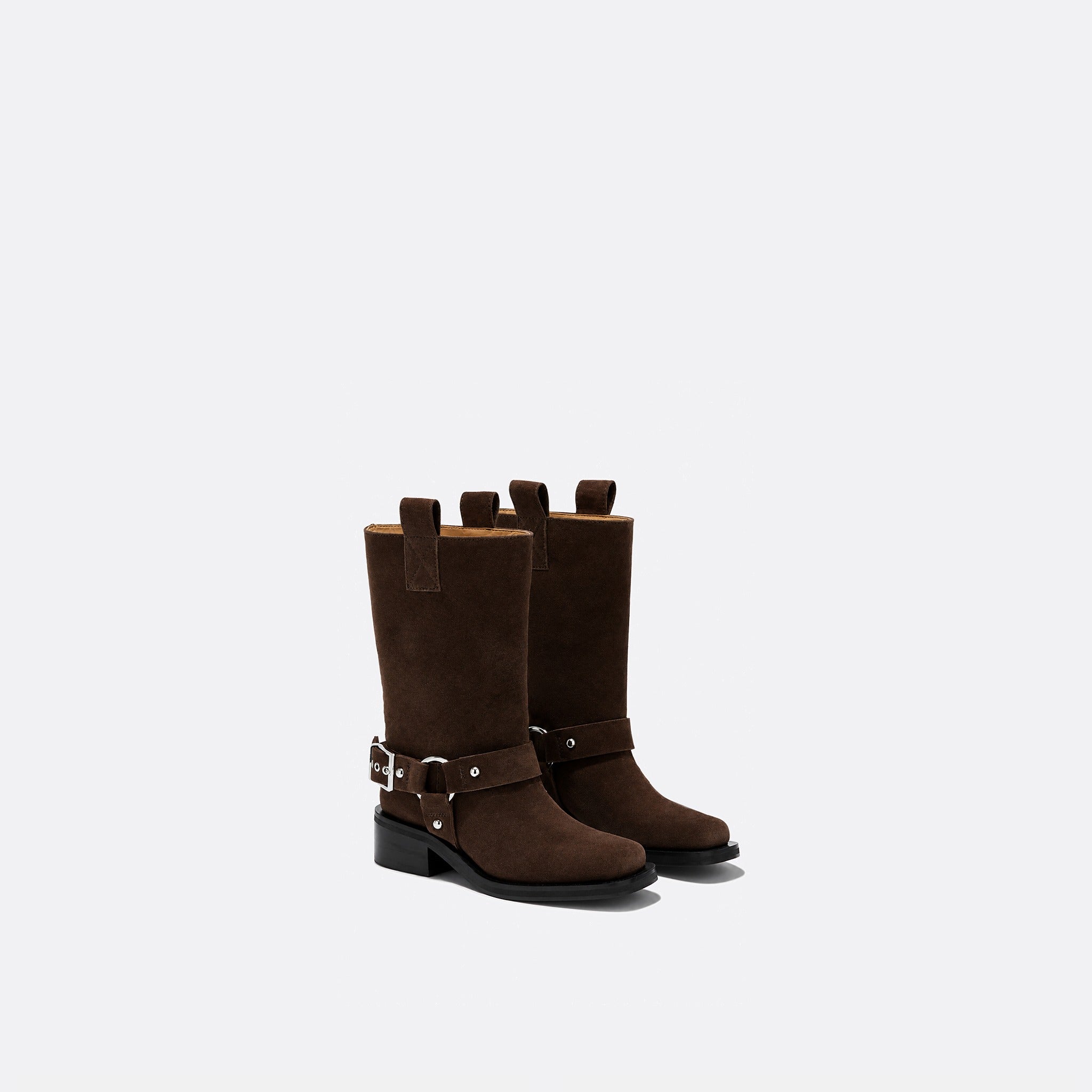 Mid-Calf Biker Boots from GANNI