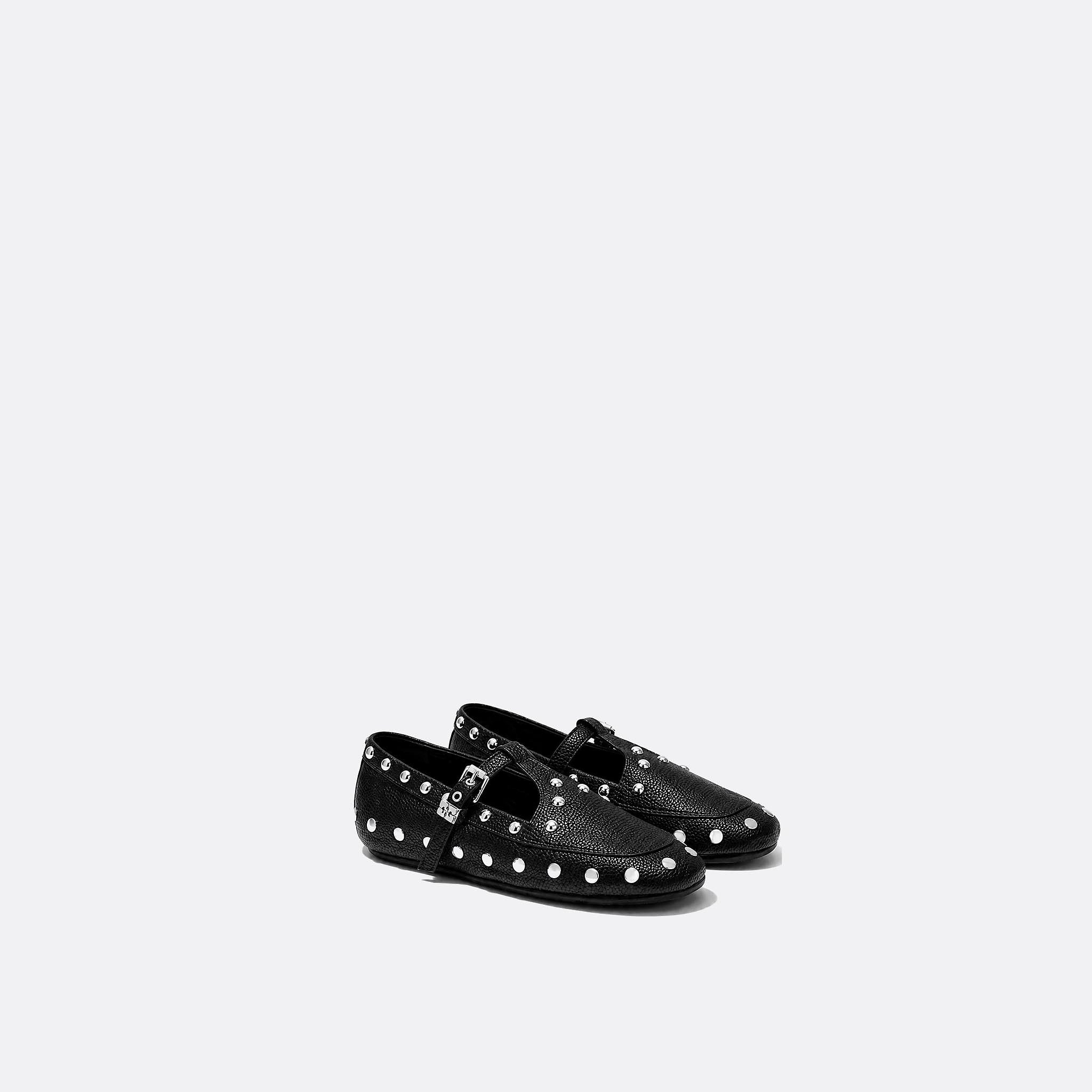 Mary Jenny Studded Ballerinas from GANNI
