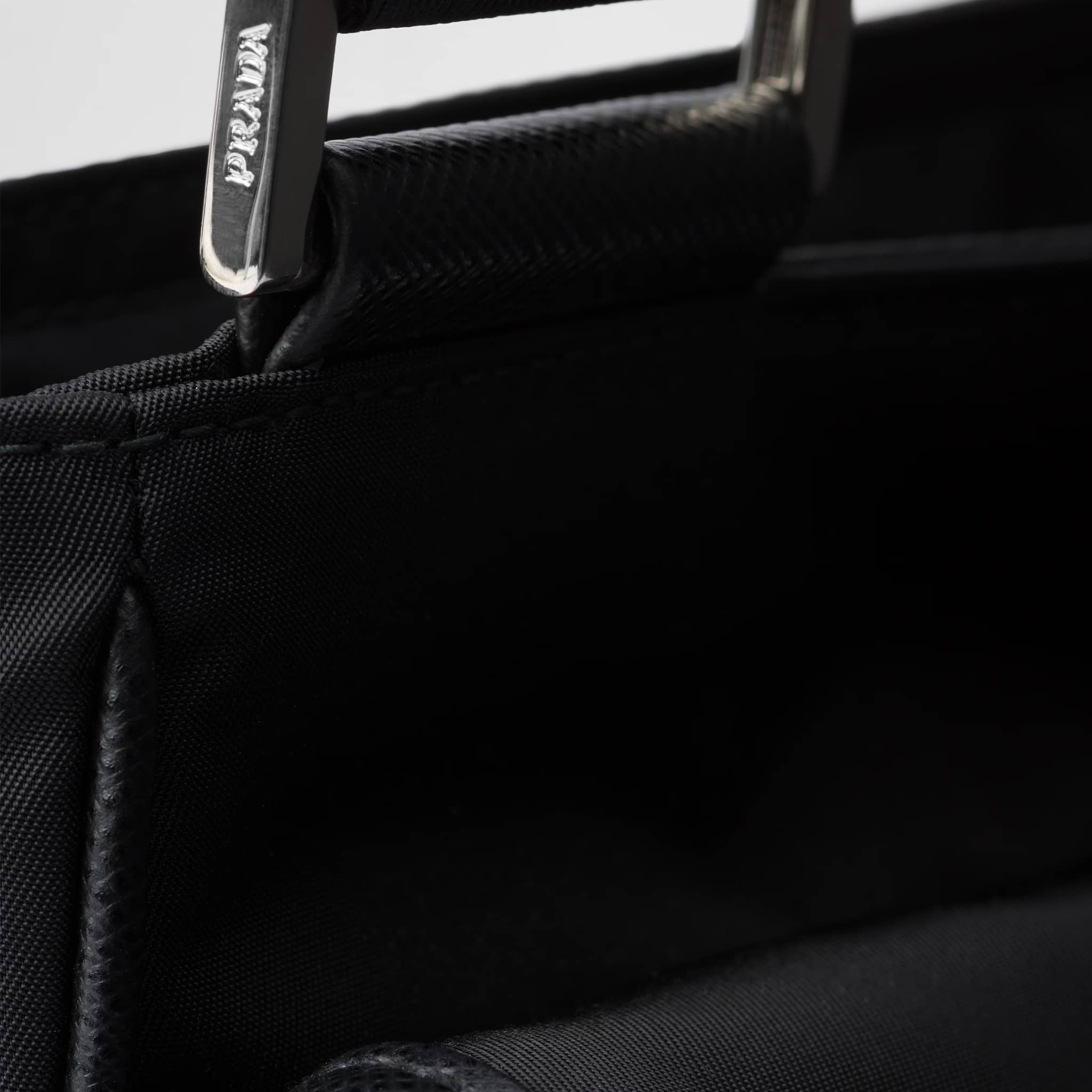 Re-Nylon and Saffiano Leather Shoulder Bag from Prada