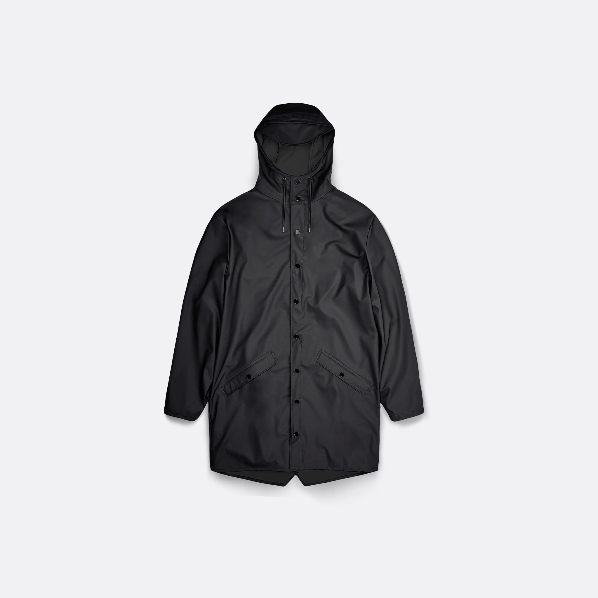 RAINS The Jacket Long in Black