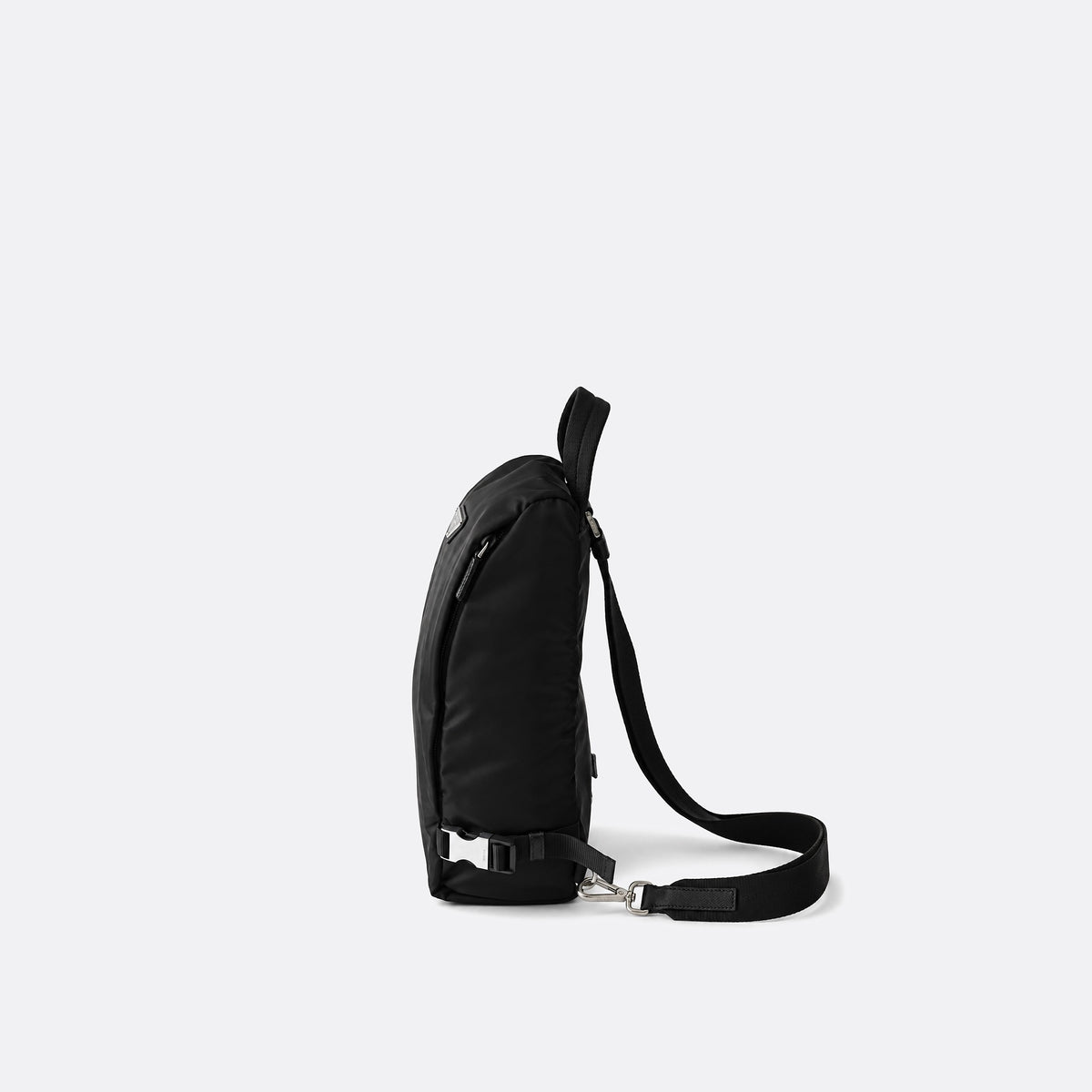 Re-Nylon and Saffiano Leather Backpack from Prad