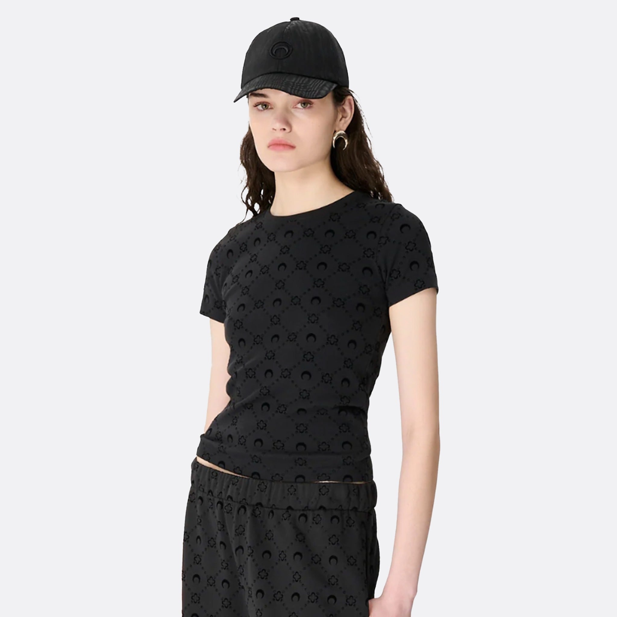  Recycled Moiré Baseball Cap from Marine Serre 