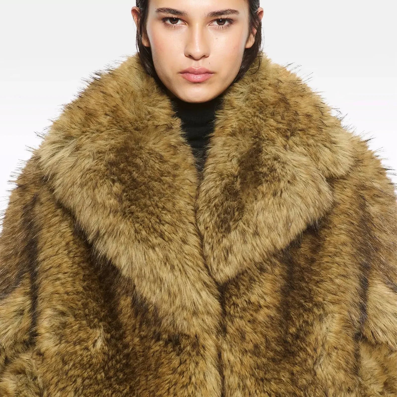STAND STUDIO Samara Faux Fur Jacket