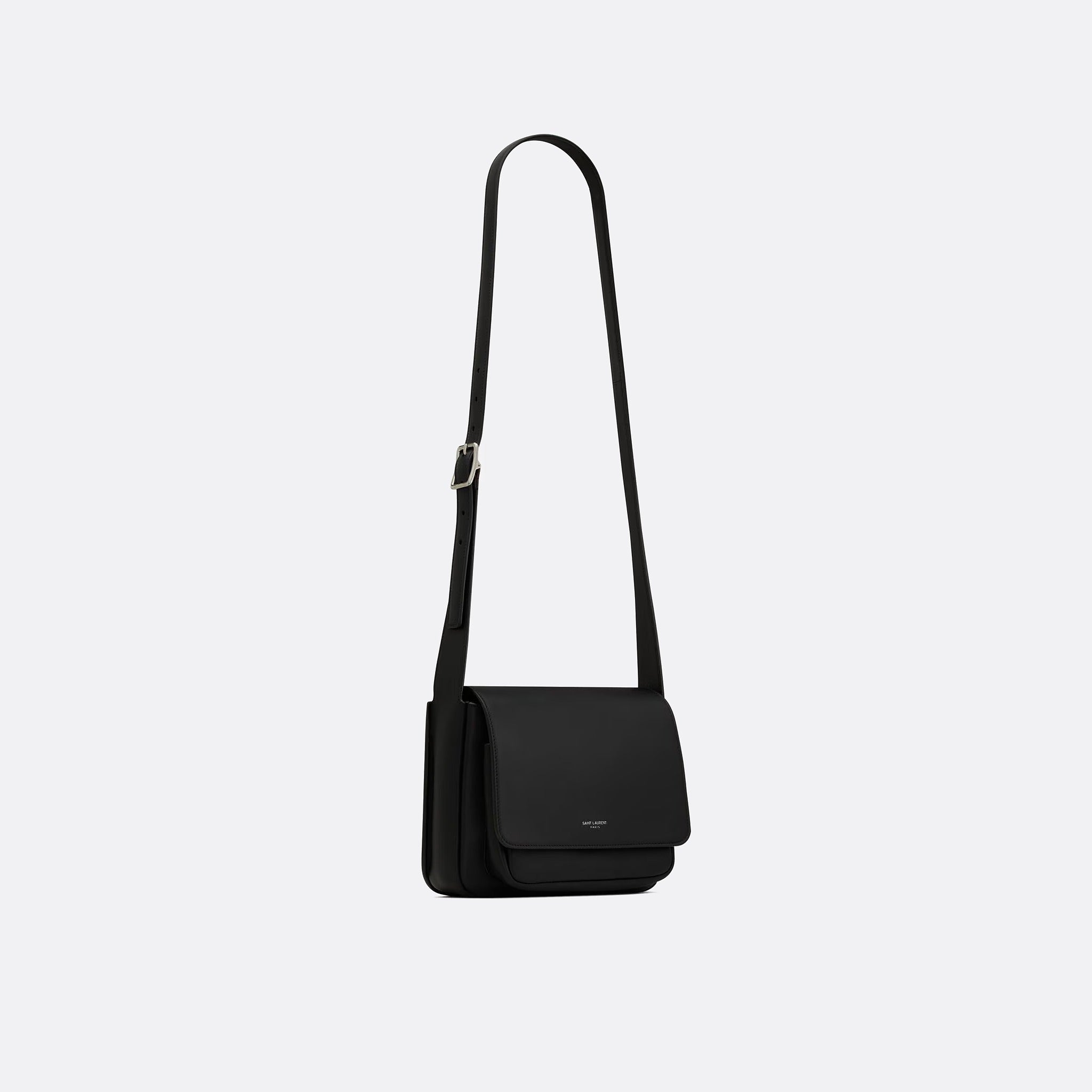 The Small Satchel Shoulder Bag in Black from Saint Laurent