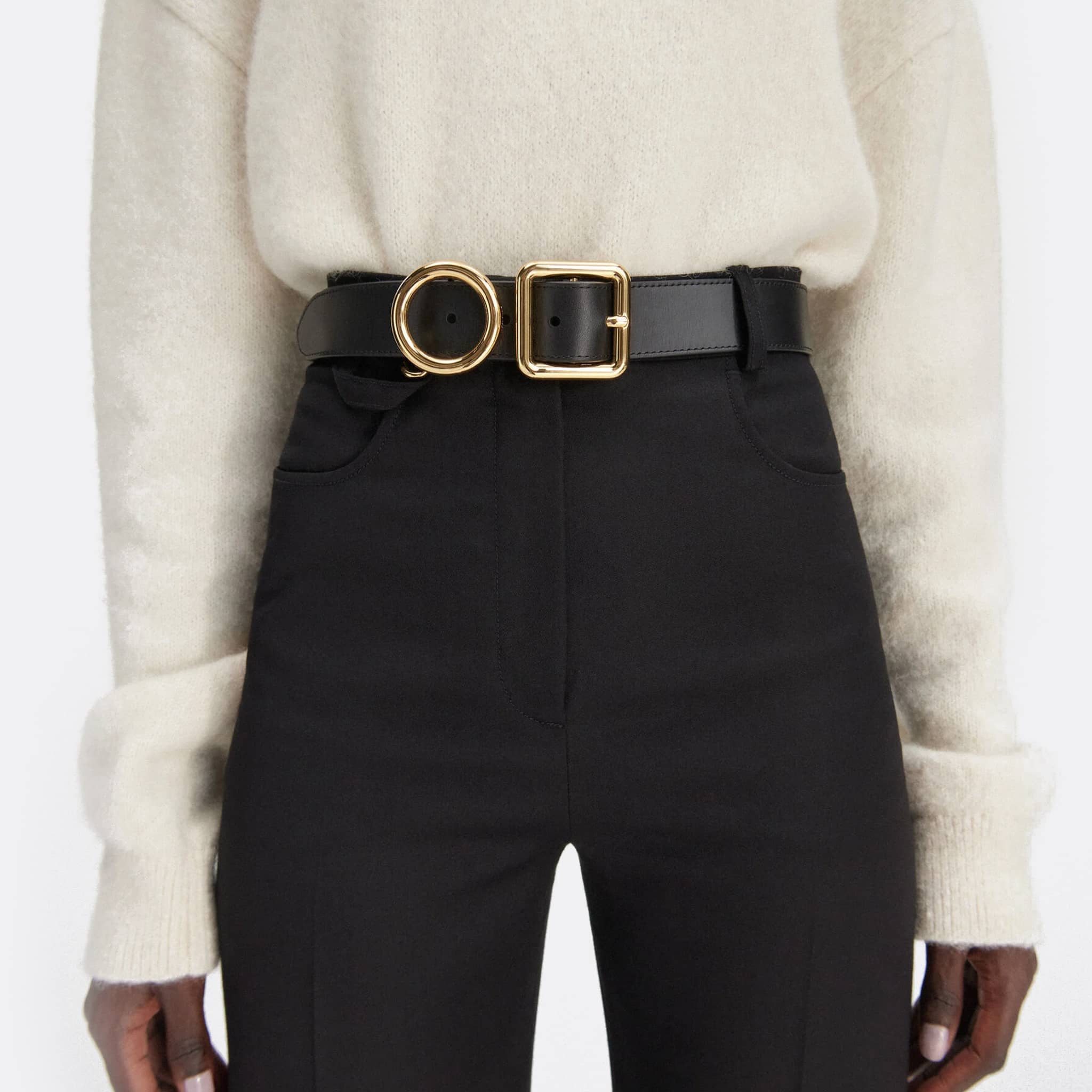 The Le Regalo Belt from Jacquemus in Black