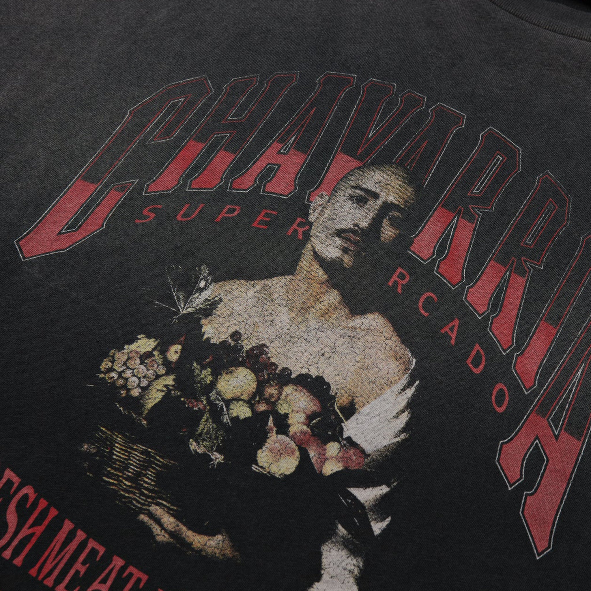Willy Chavarria San Chachi Produce Easy Tee in Black