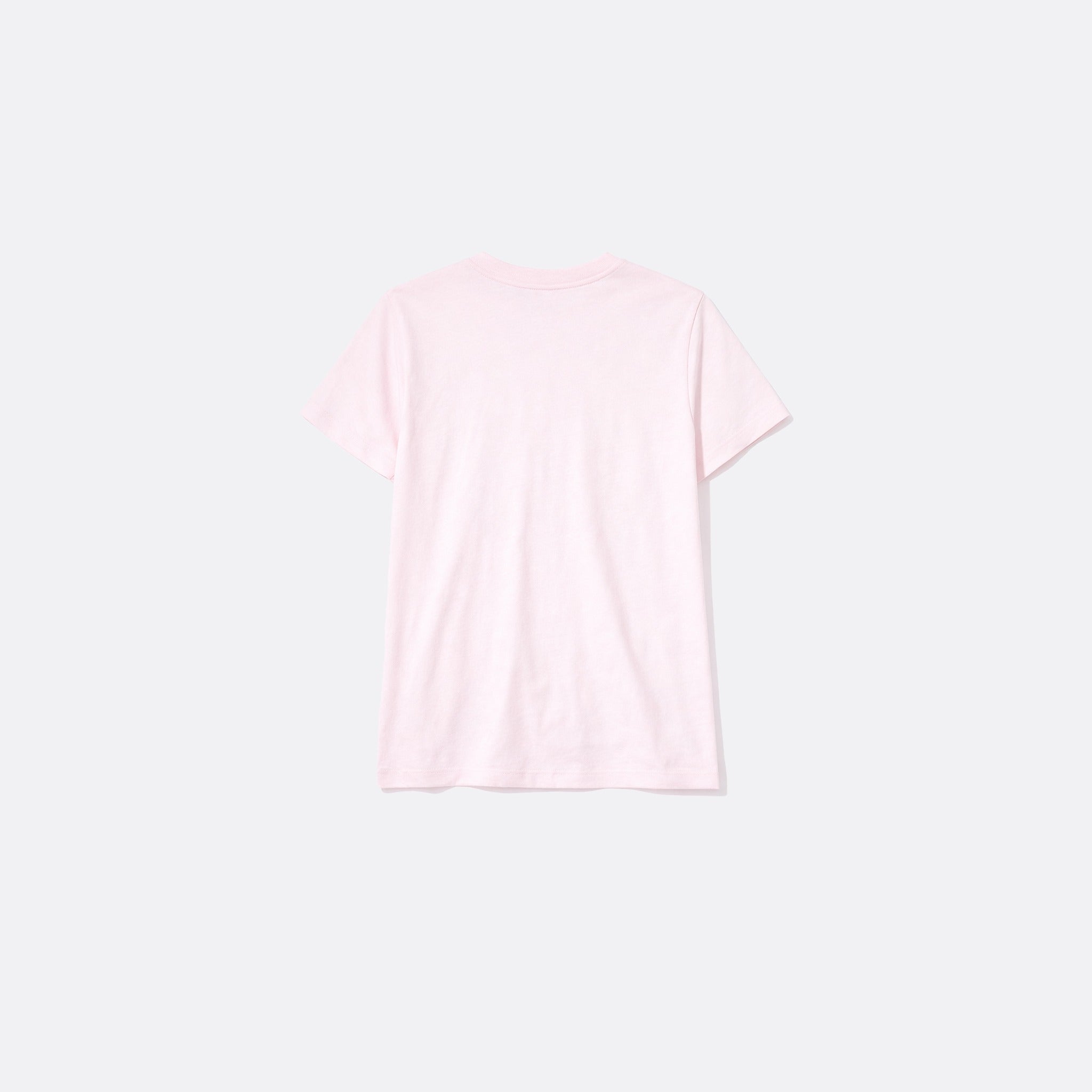 Basic Cotton Jersey Teddy Relaxed T-shirt from Ganni light pink