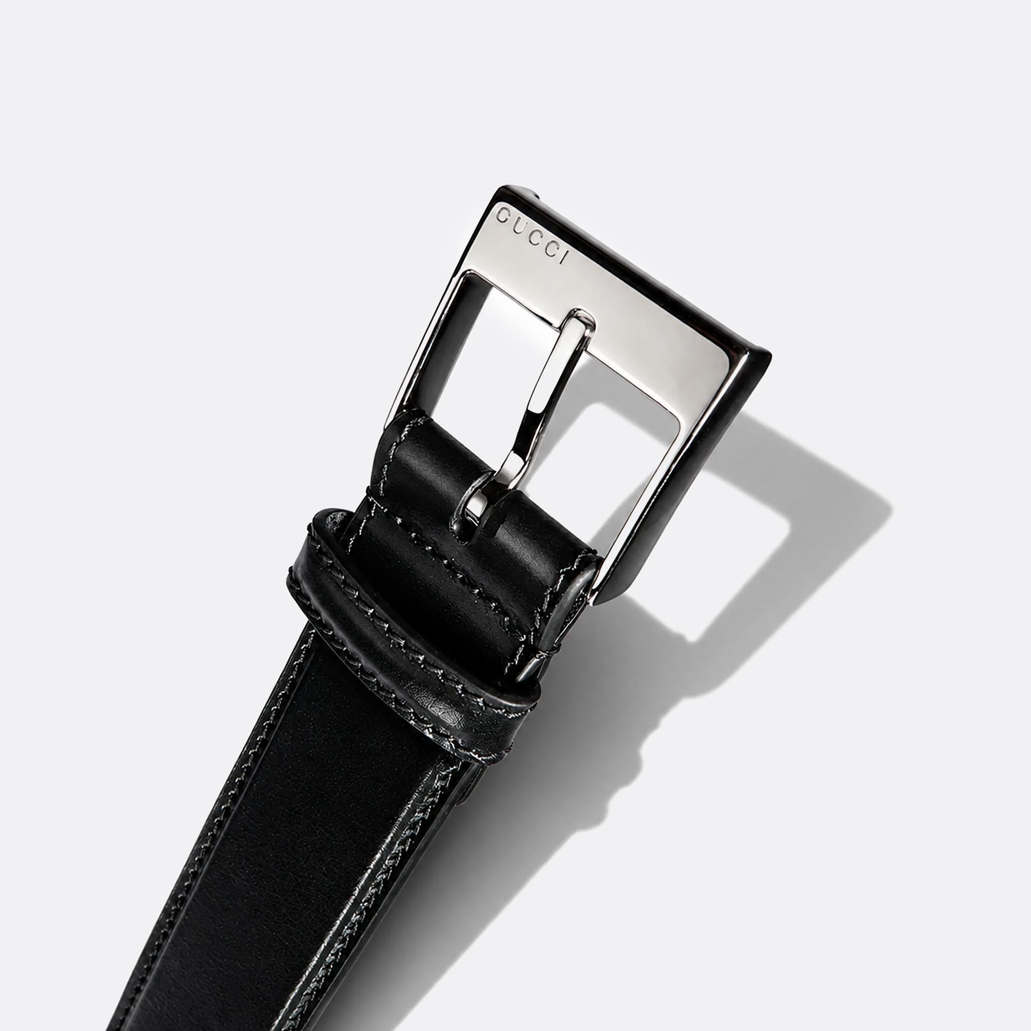 Belt with Squared Buckle from Gucci