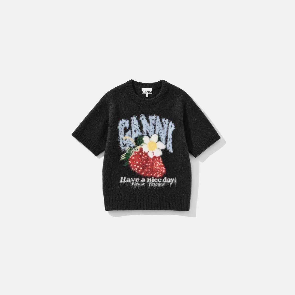 Brushed Alpaca T-Shirt from GANNI