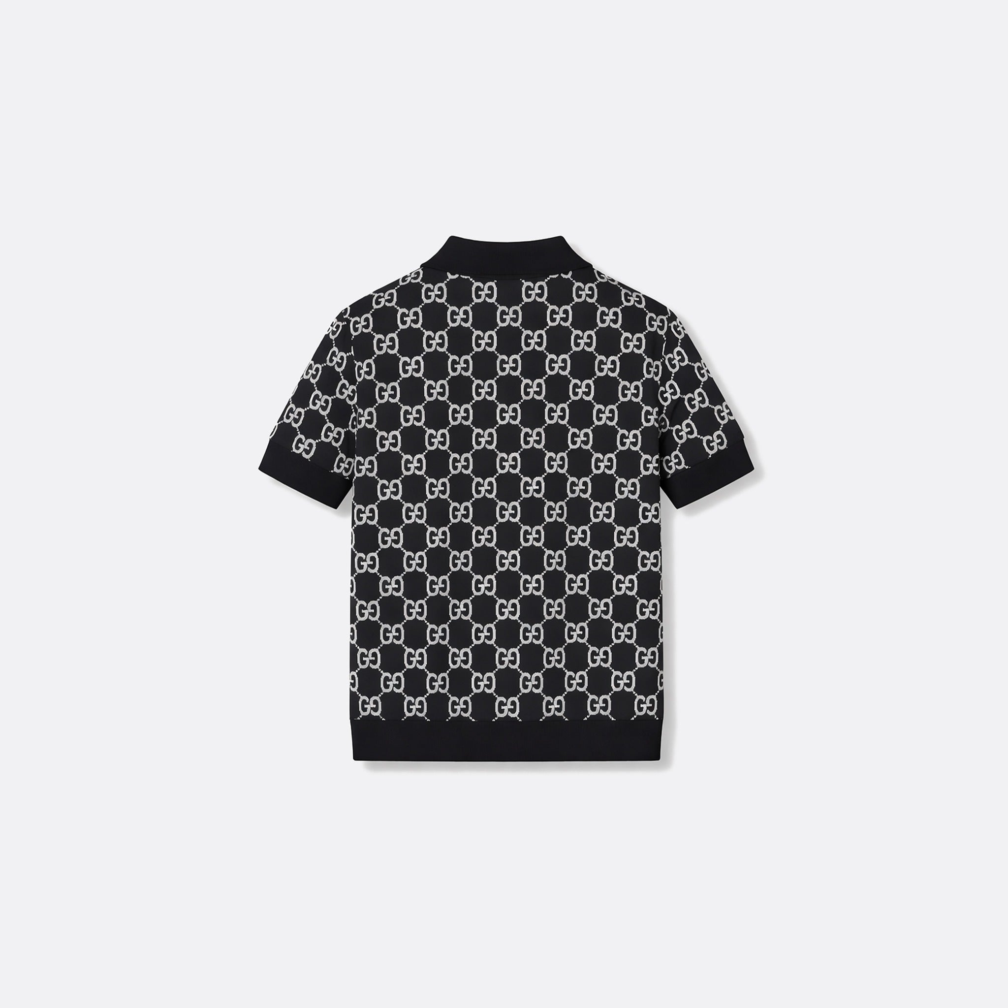 Reversible GG Wool Jacquard Polo Shirt from Gucci