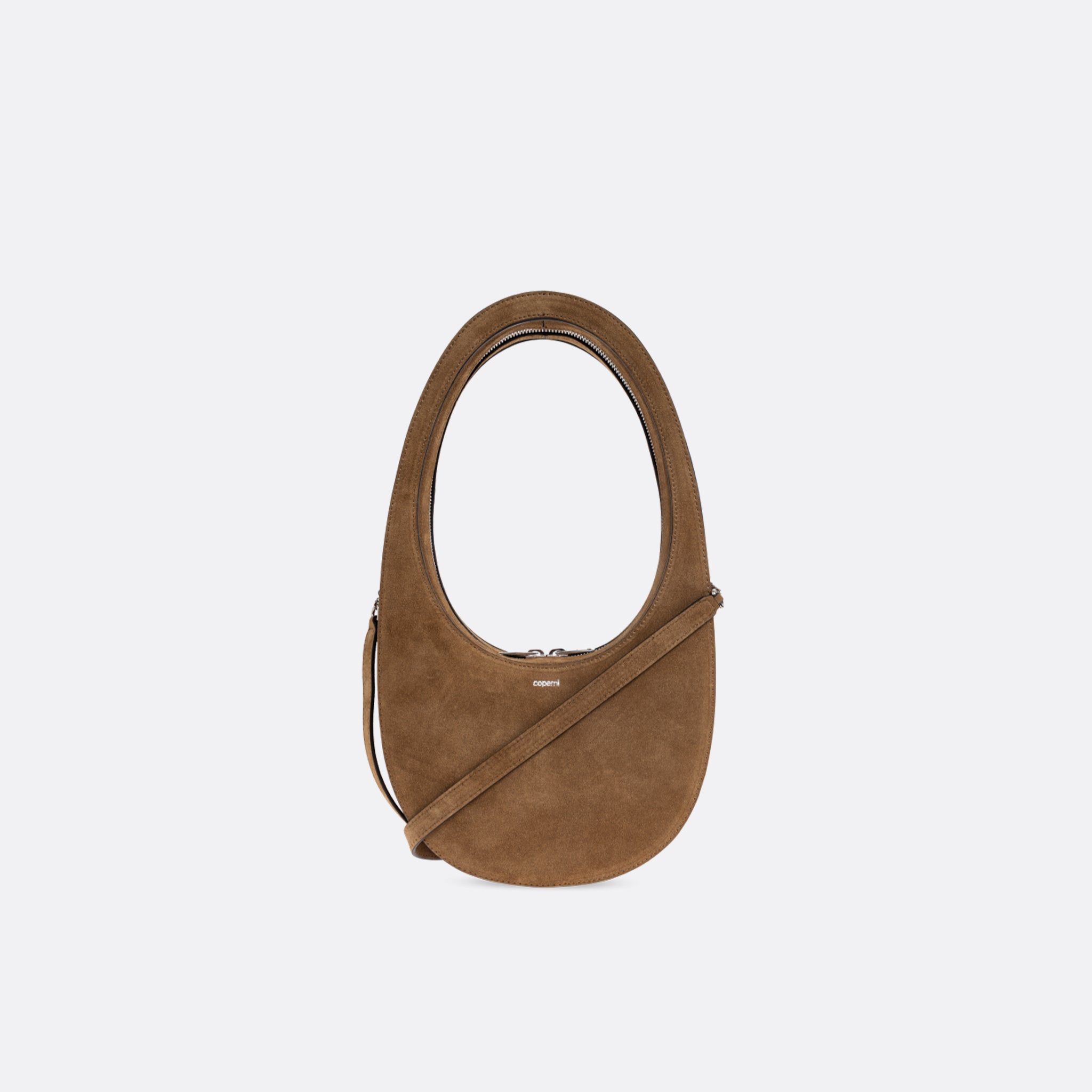 The Suede Swipe Crossbody Bag&nbsp;from Coperni