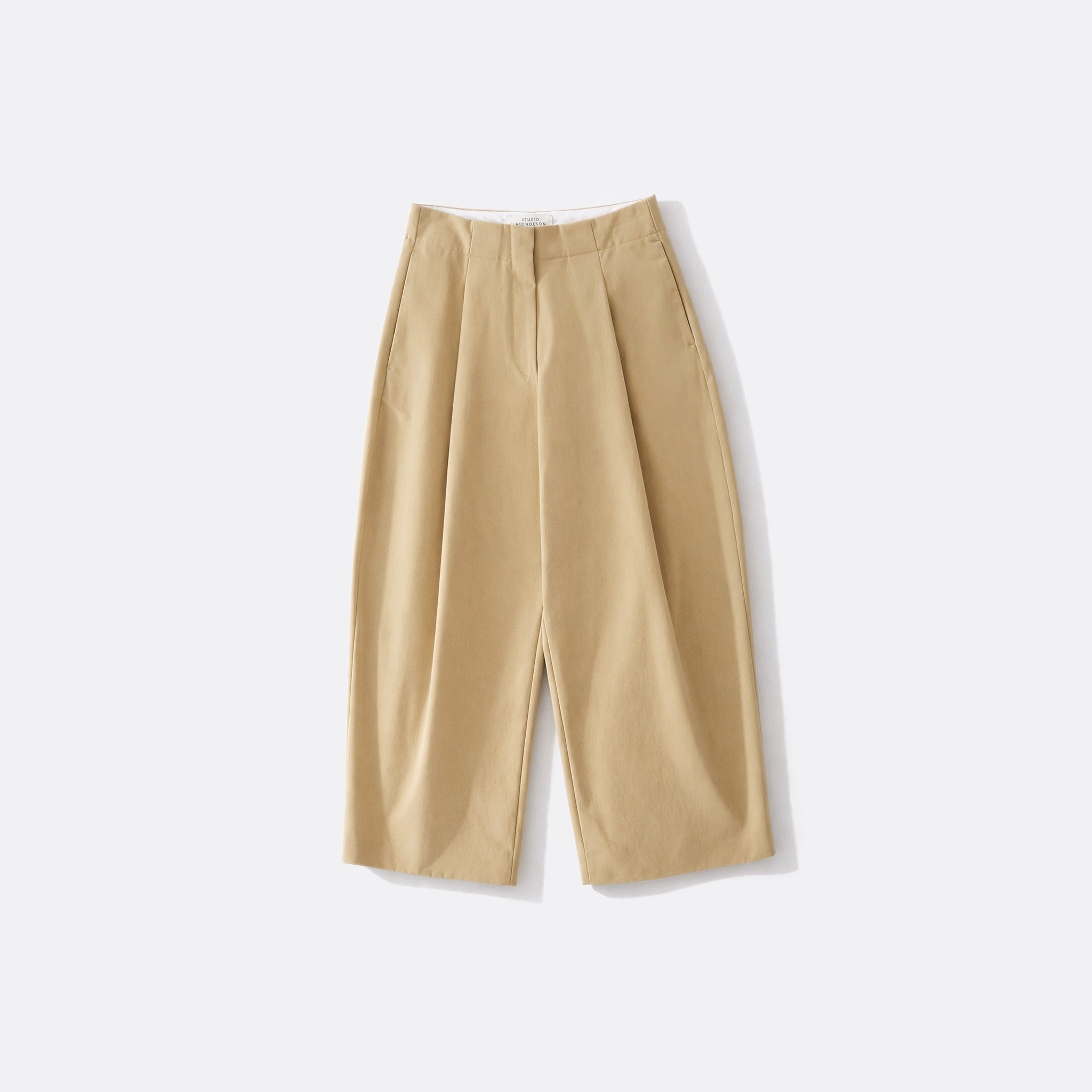 The Dordoni Volume Pant from Studio Nicholson in Tan