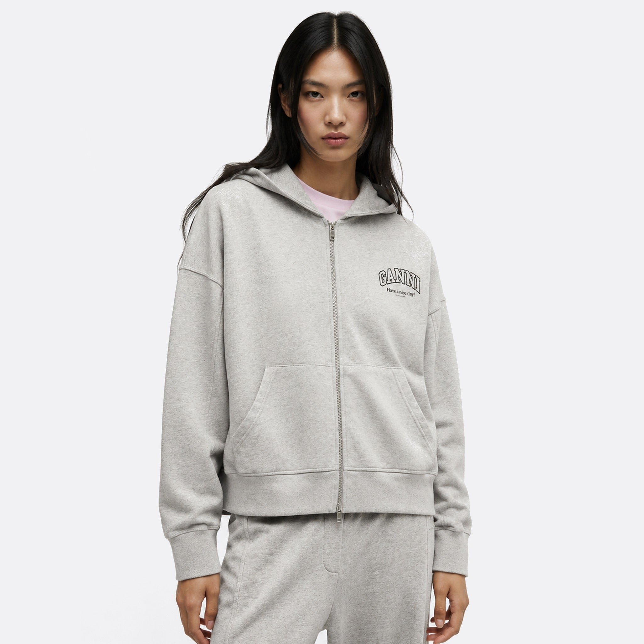  Essential Zip-Up Hoodie from GANNI 