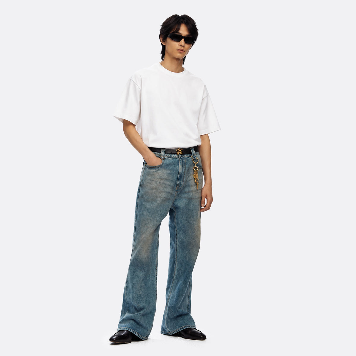 Flared Denim Jeans from Willy Chavarria