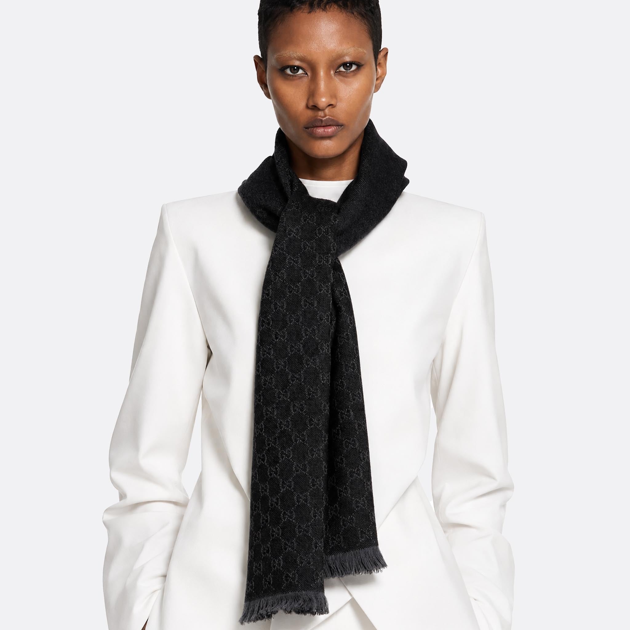 GG Wool Scarf from Gucci