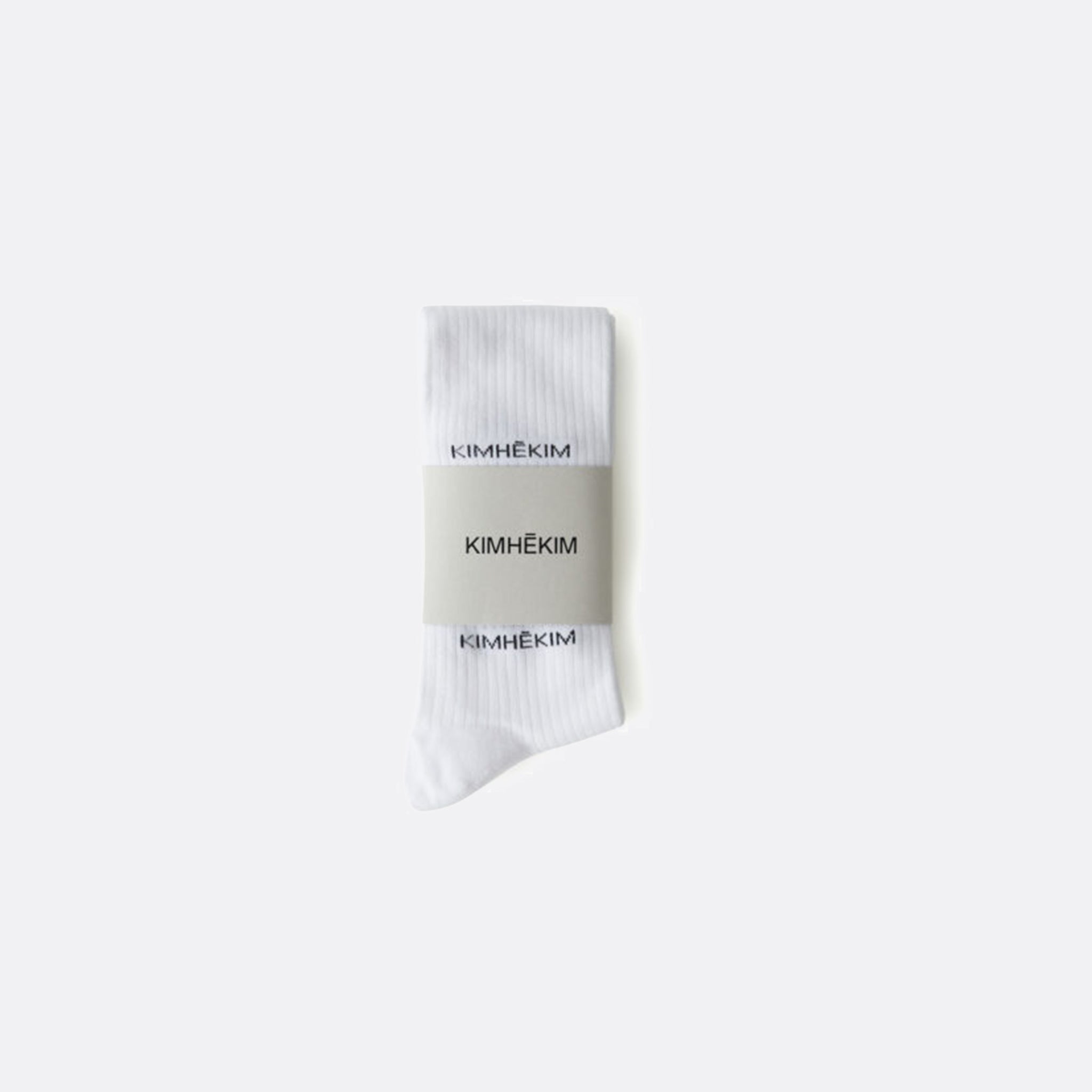KIMHEKIM Knee-High Socks in White