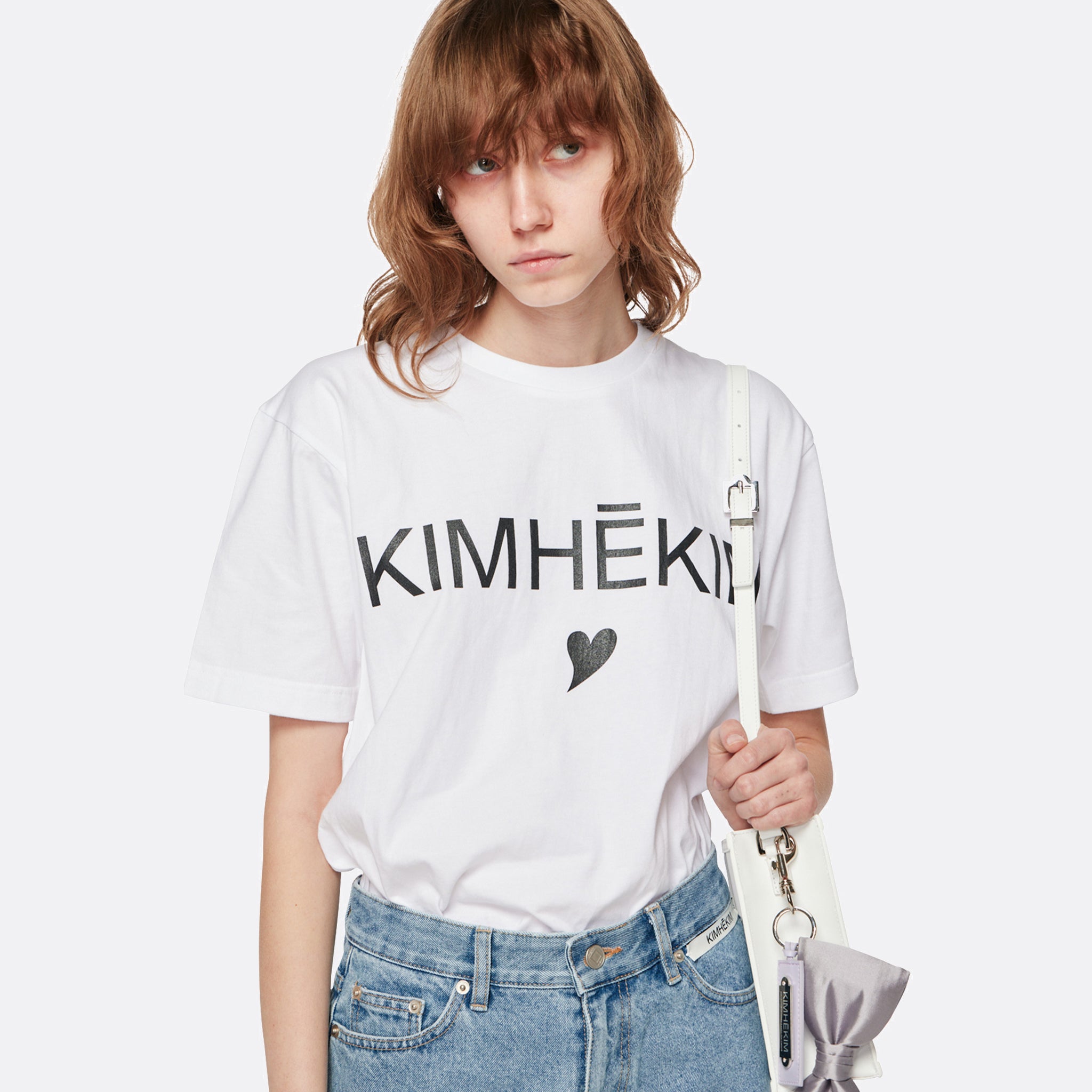 Kimhekim Heart T-Shirt in White