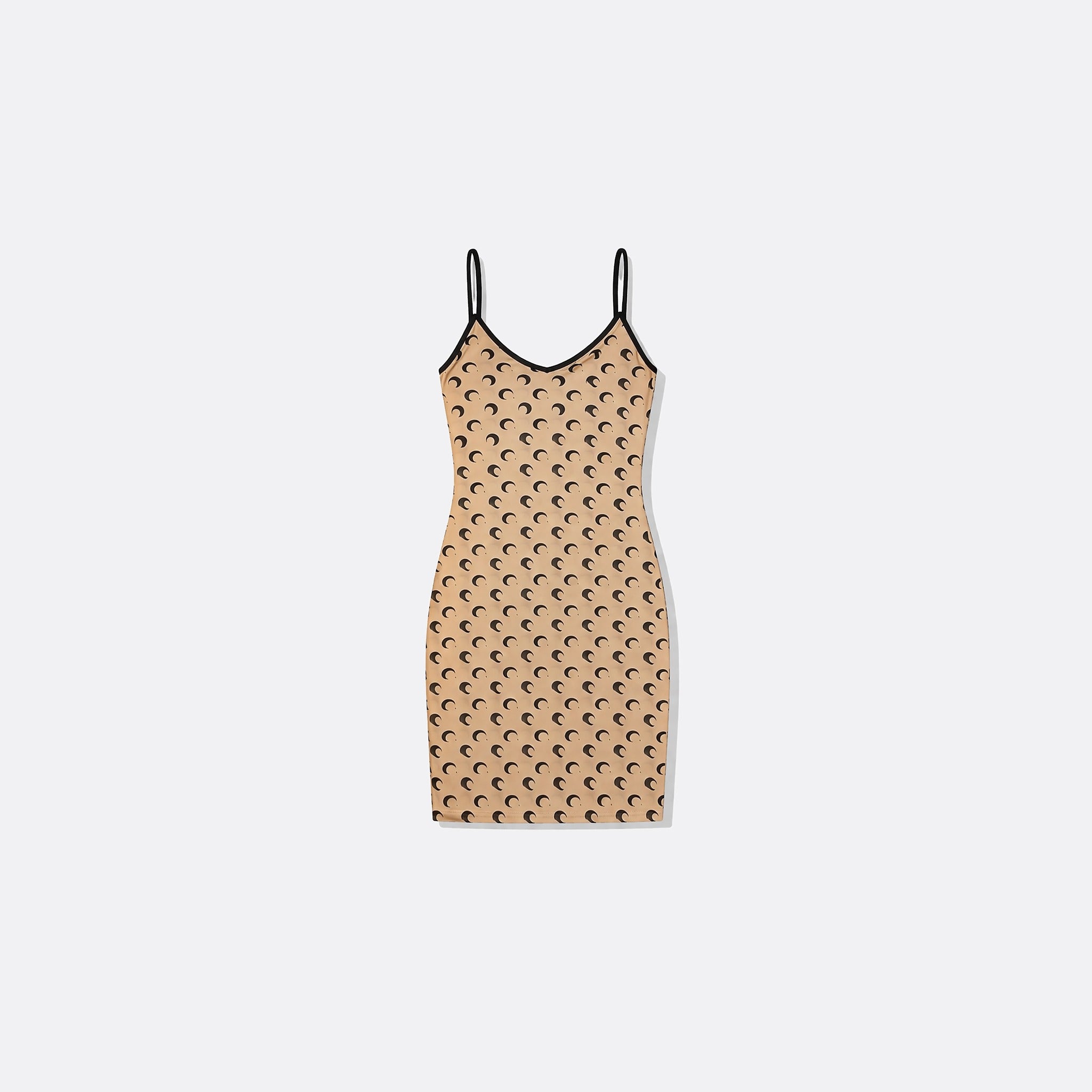 Moon Printed Jersey Strap Mini Dress from Marine Serre 