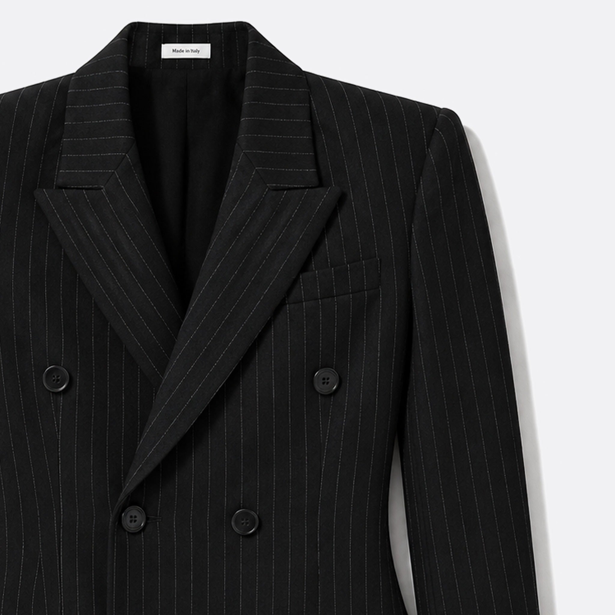 Pinstriped Double-Breasted Jacket from Alexander McQueen