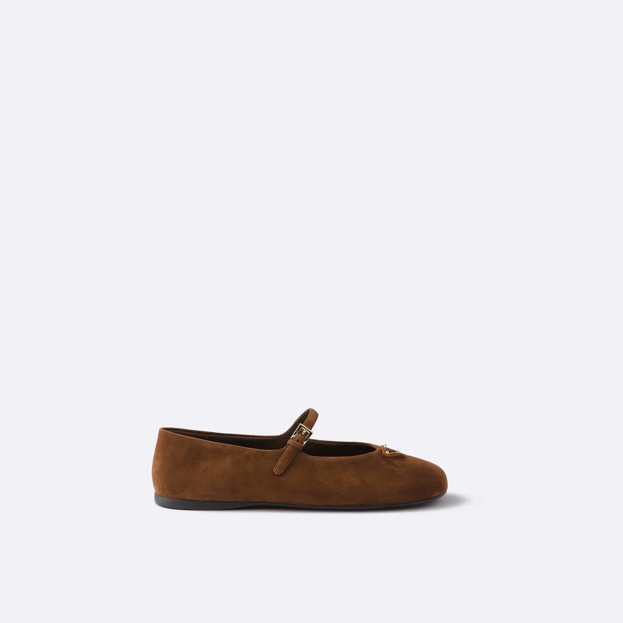 Suede Ballerinas from Prada in Brown