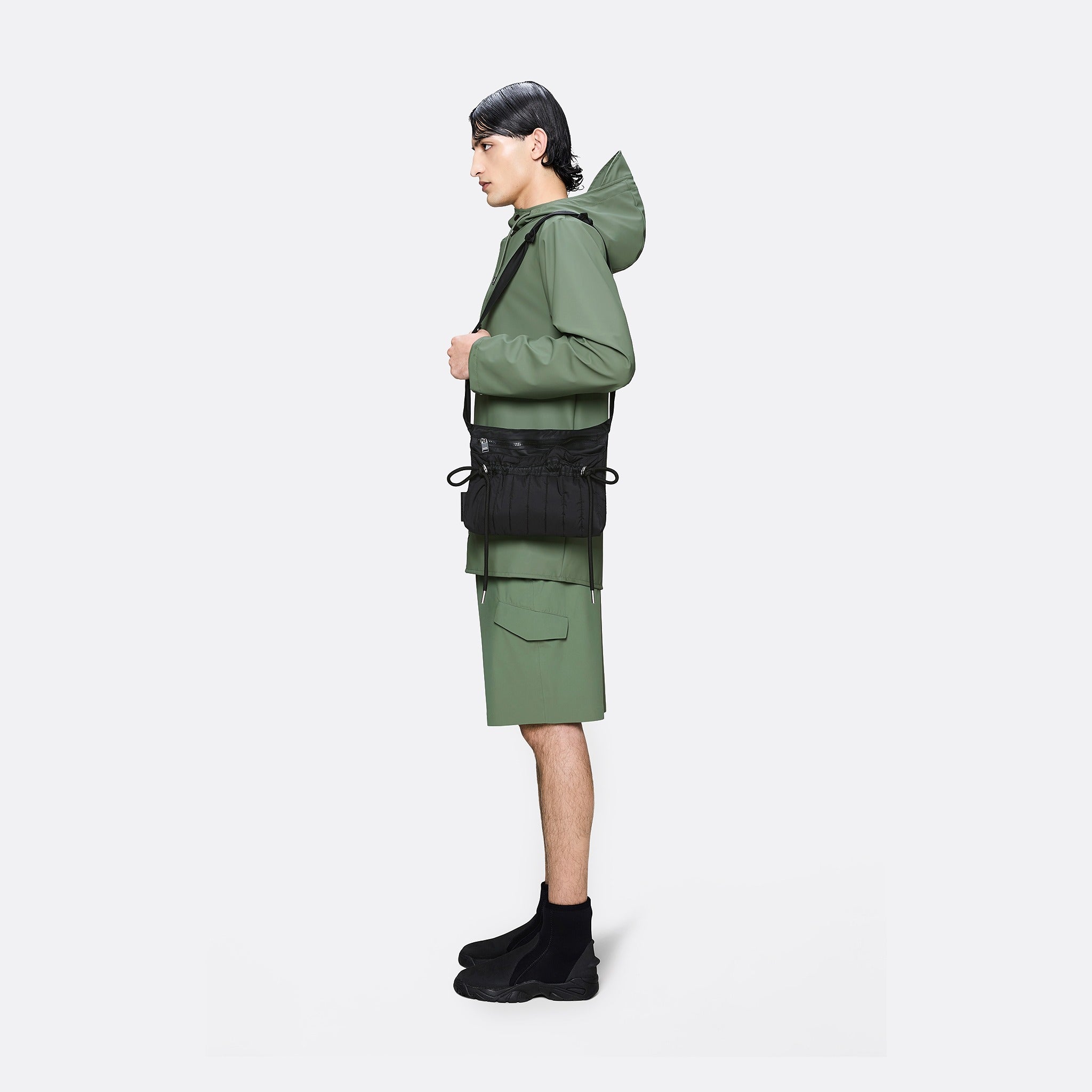 RAINS Koya Vision Crossbody Bag in Black