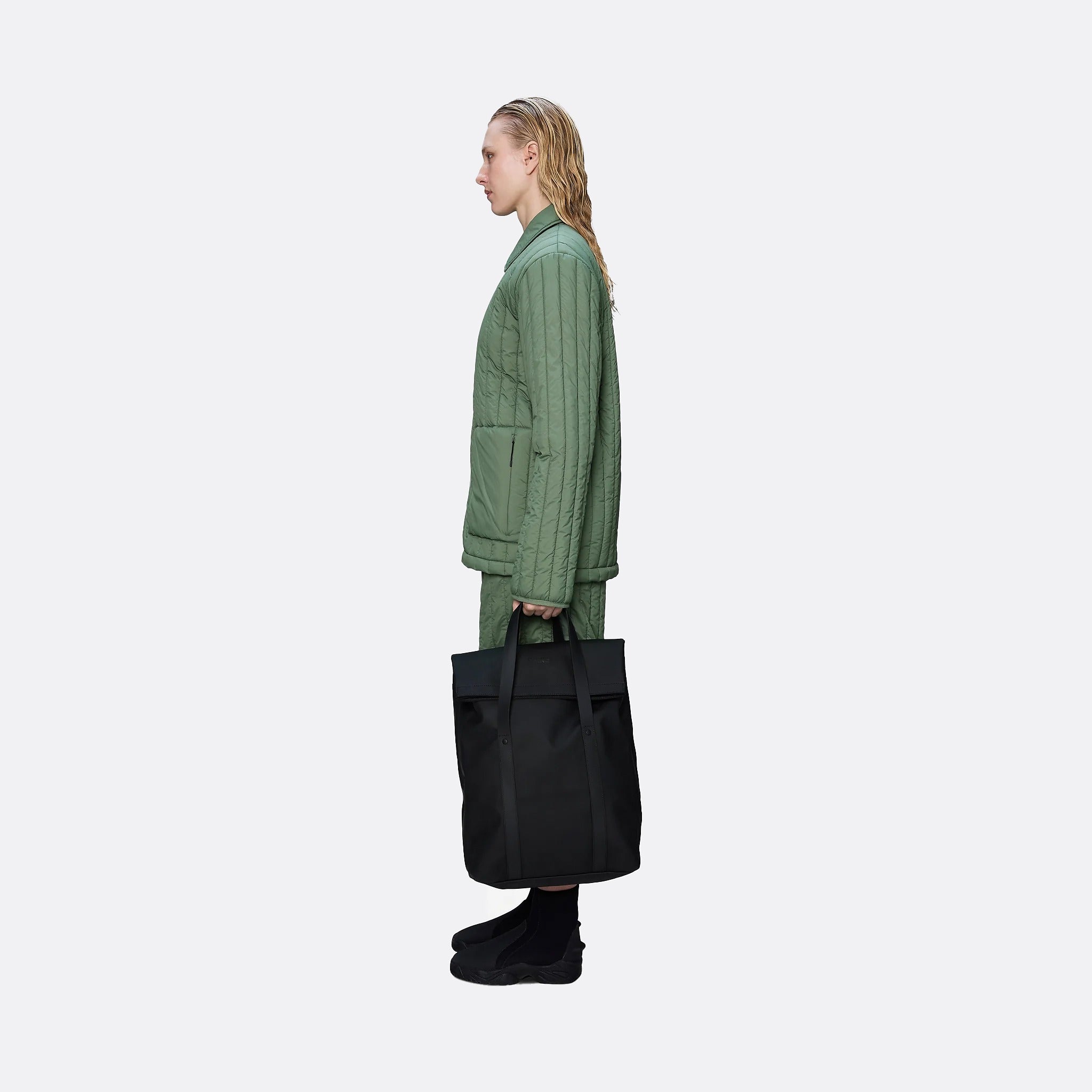 The 2 Way Tote Backpack from Rains  in Black